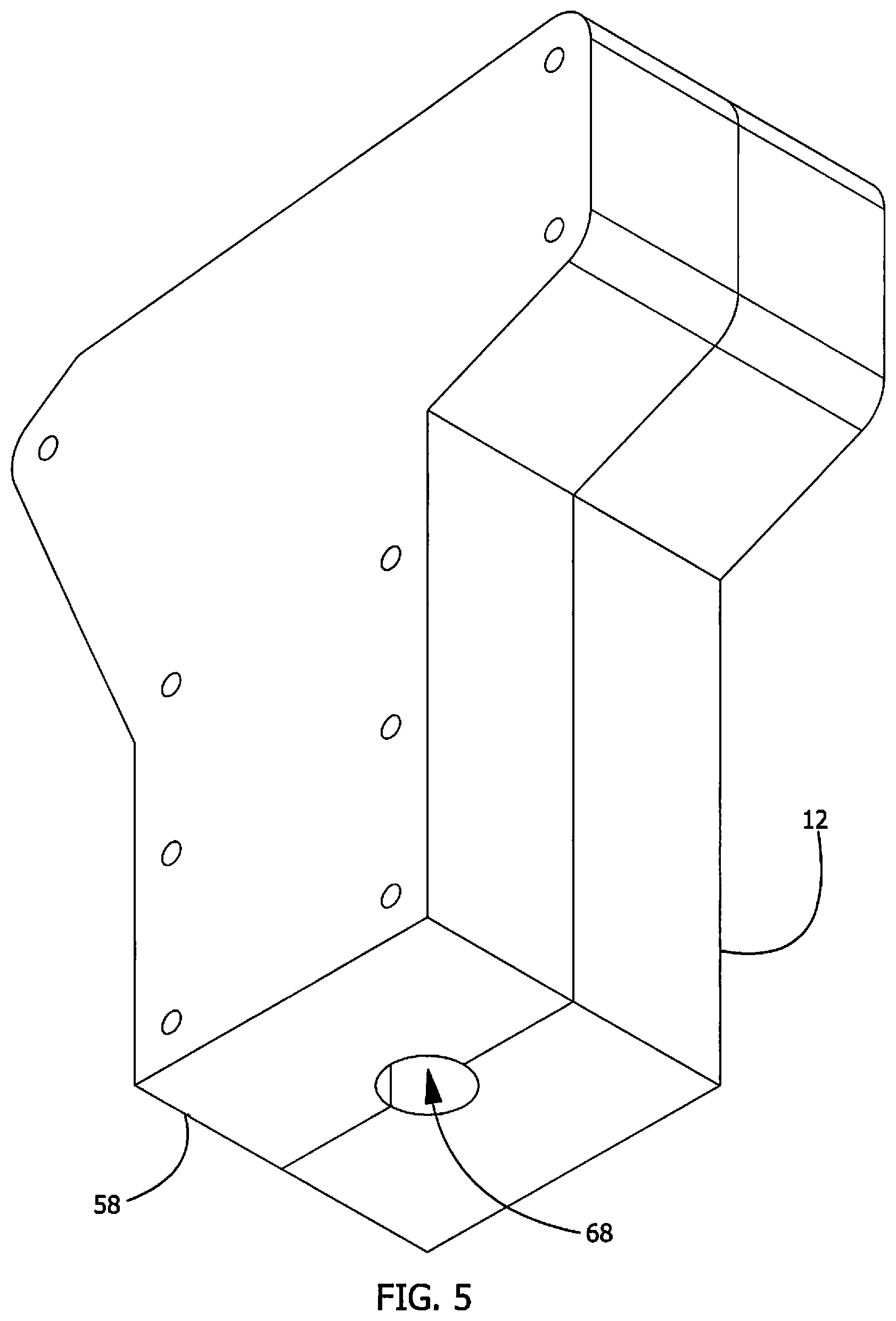 Patent US12611996 Figure 5 – Gearshift smartphone mount device