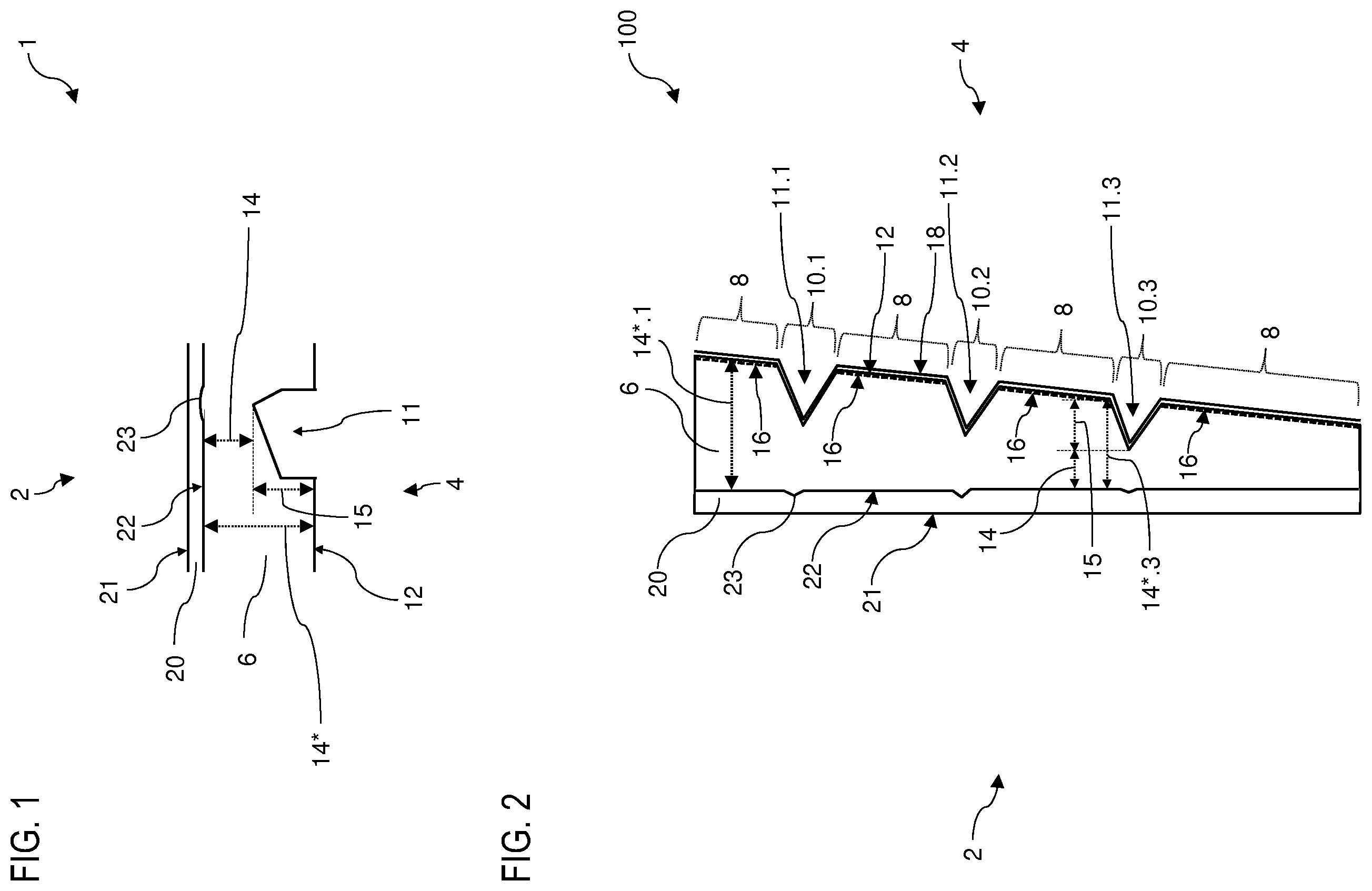 Patent US12611998 Figure 1 – Plastic cover comprising a coating layer