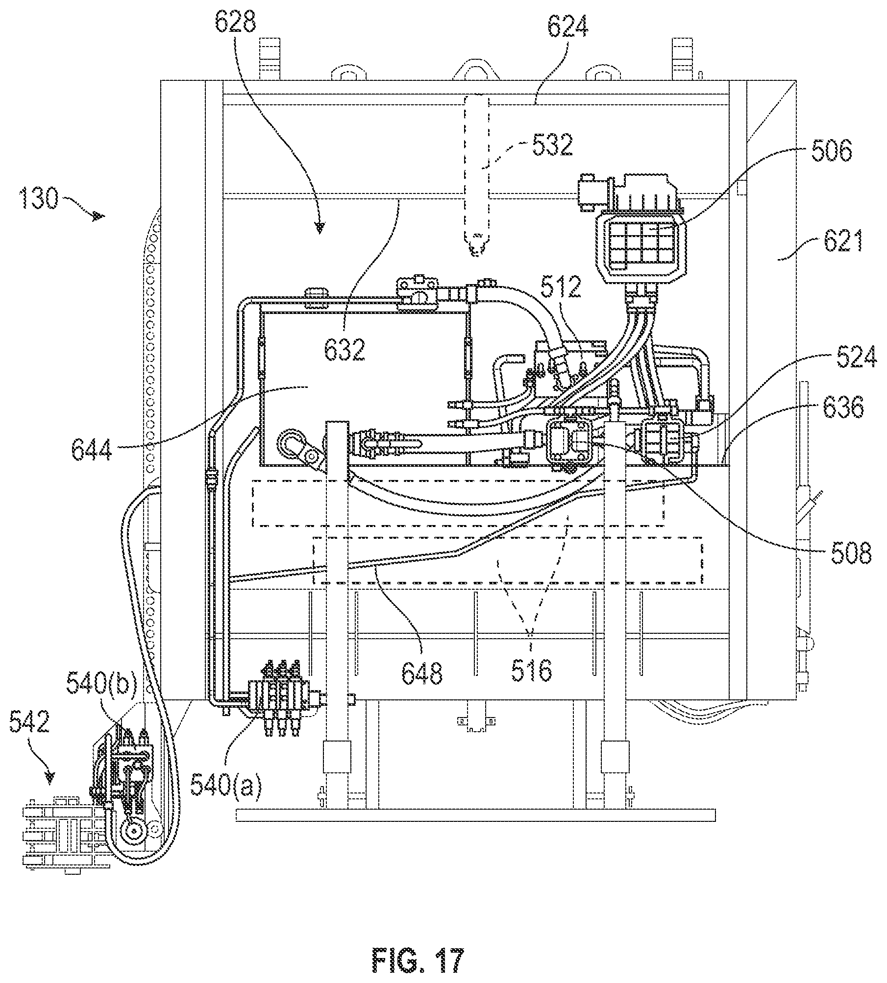 Patent US12612000 Figure 17 – Route planning based control of a refuse vehicle hydraulic system