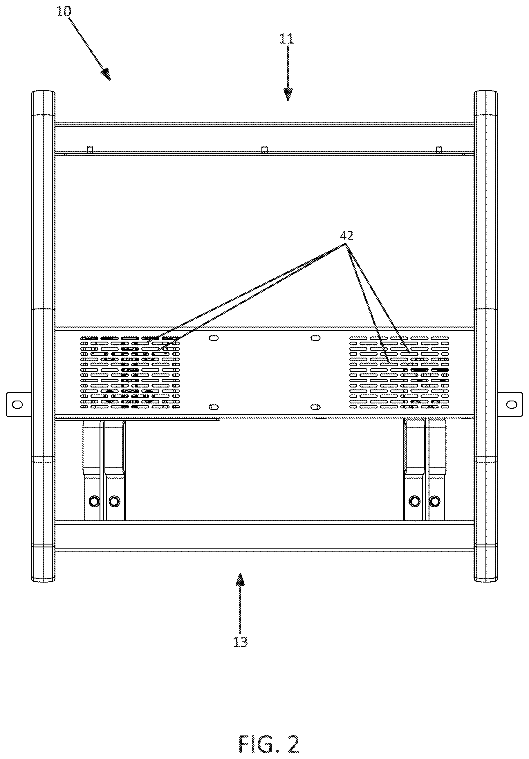 Patent US12612002 Figure 2 – Modular push bumper