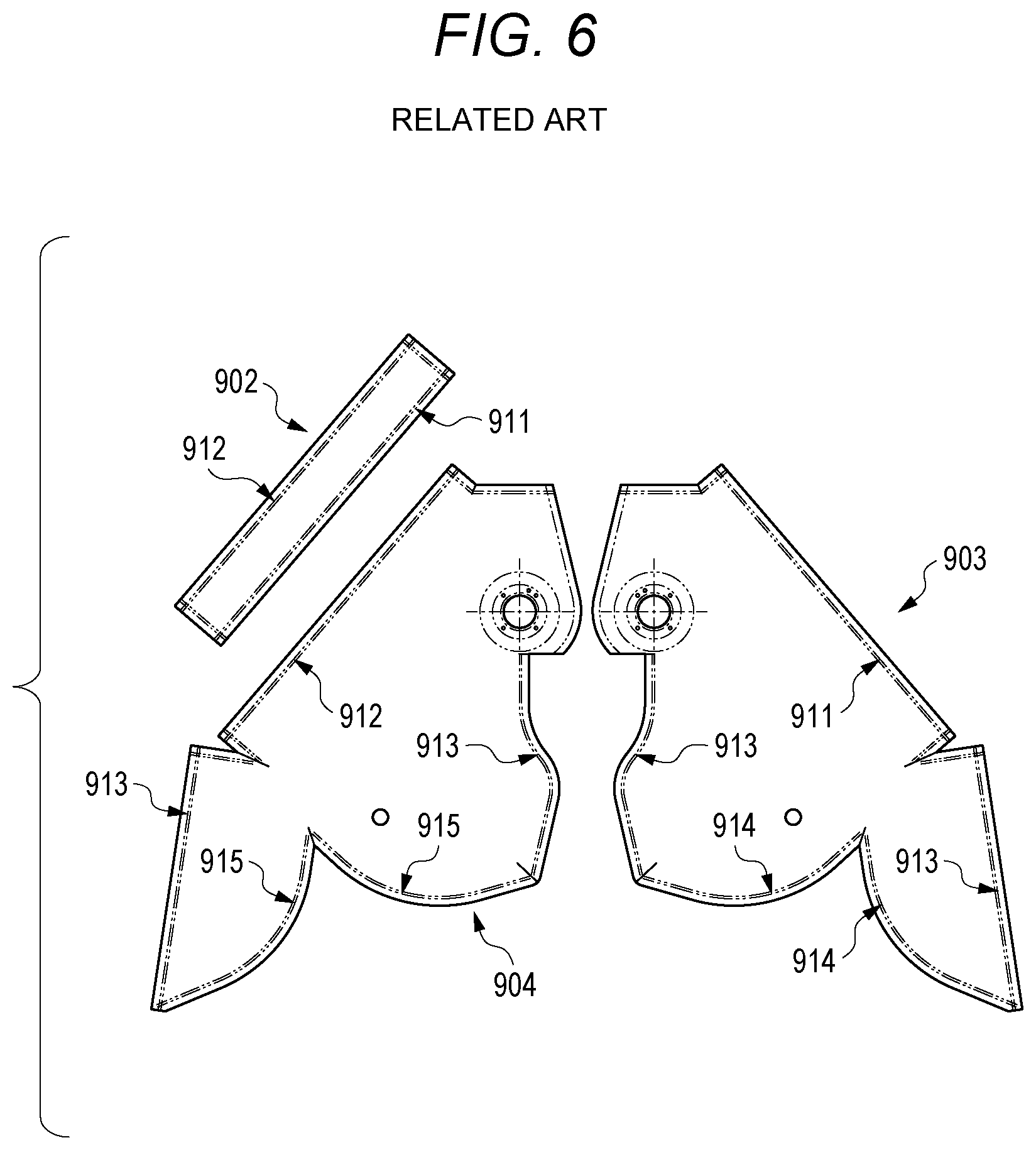 Patent US12612005 Figure 6 – Three-dimensional air bag