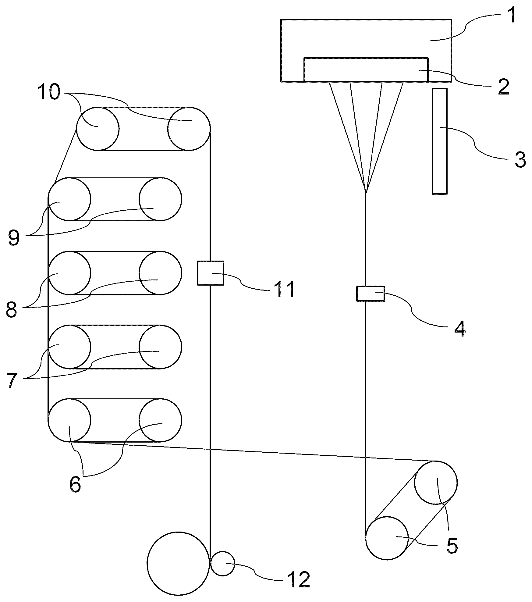 Patent US12612006 Figure 1 – Polyamide fibers for airbag and method for producing same