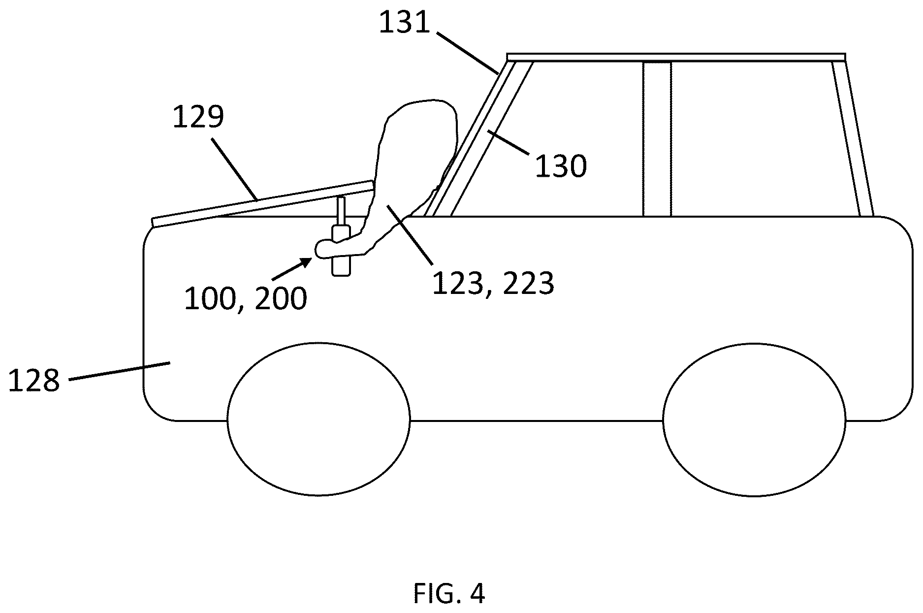 Patent US12612009 Figure 9 – Vehicle hood lifter and airbag assembly