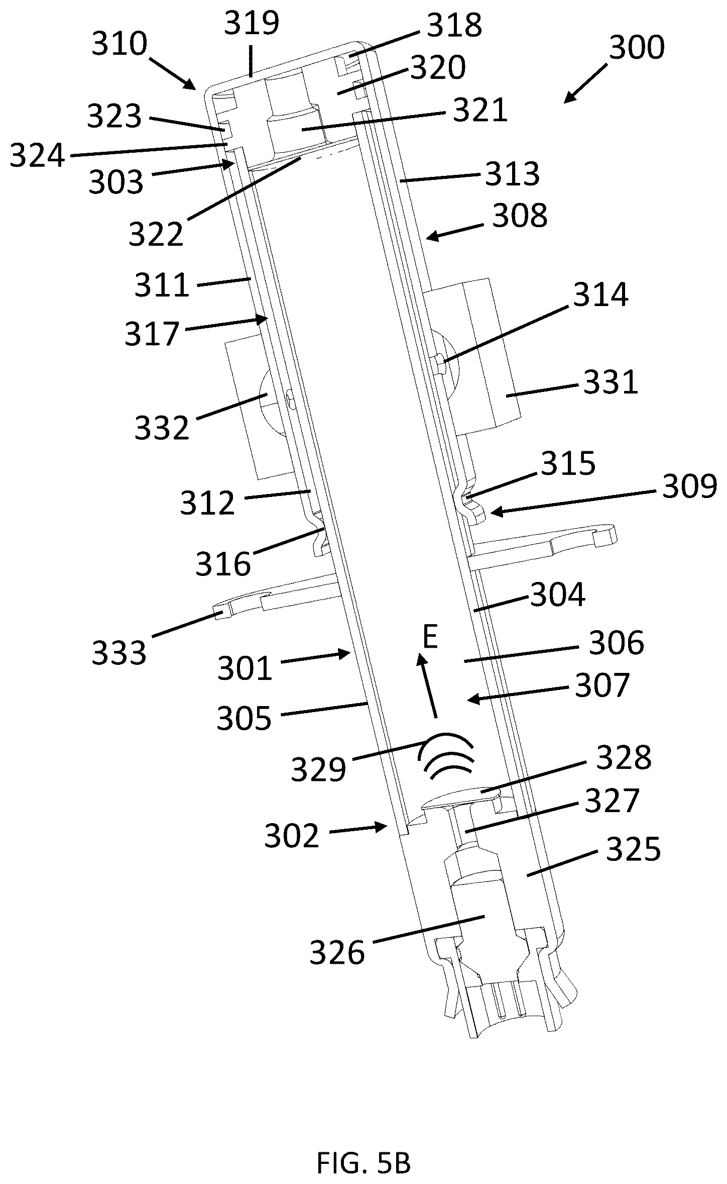 Patent US12612009 Figure 11 – Vehicle hood lifter and airbag assembly
