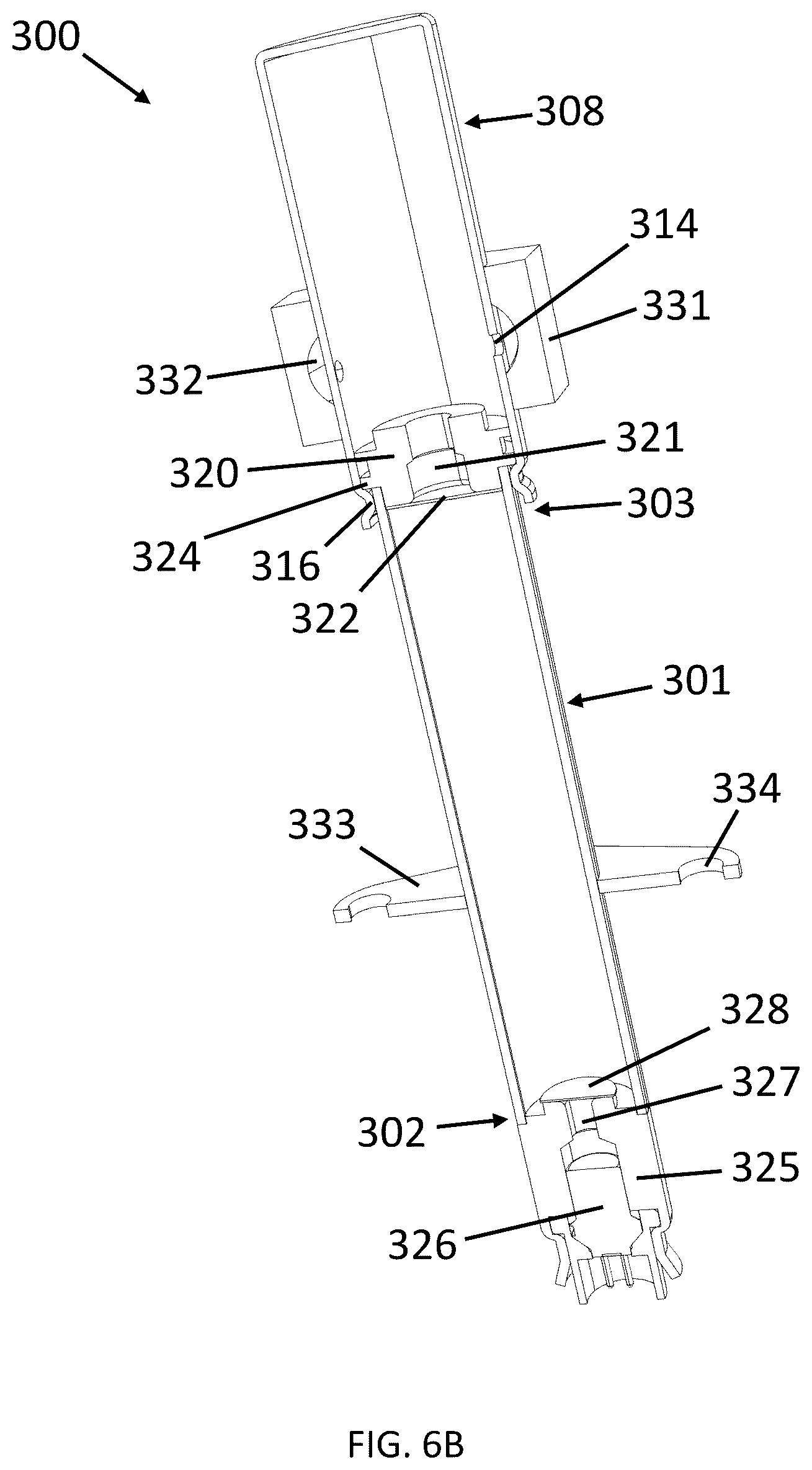 Patent US12612009 Figure 13 – Vehicle hood lifter and airbag assembly