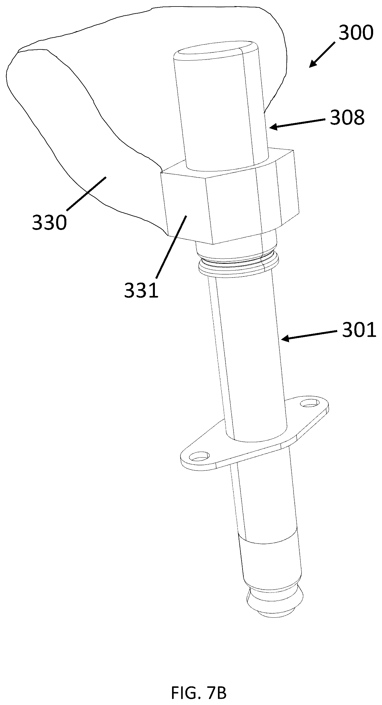 Patent US12612009 Figure 15 – Vehicle hood lifter and airbag assembly