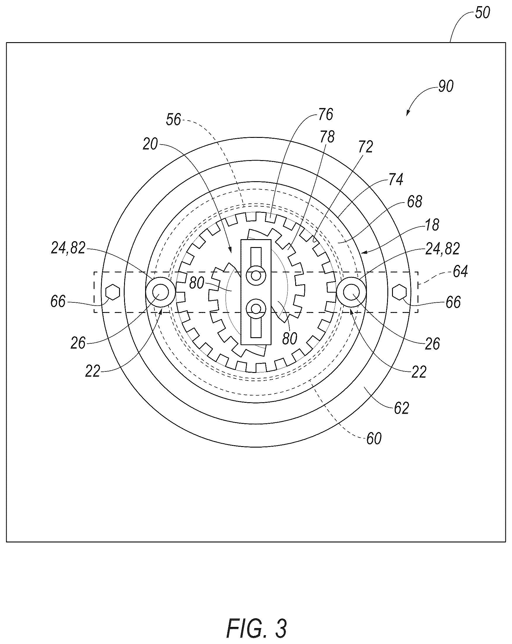 Patent US12612010 Figure 3 – Load limiting seatbelt retractor