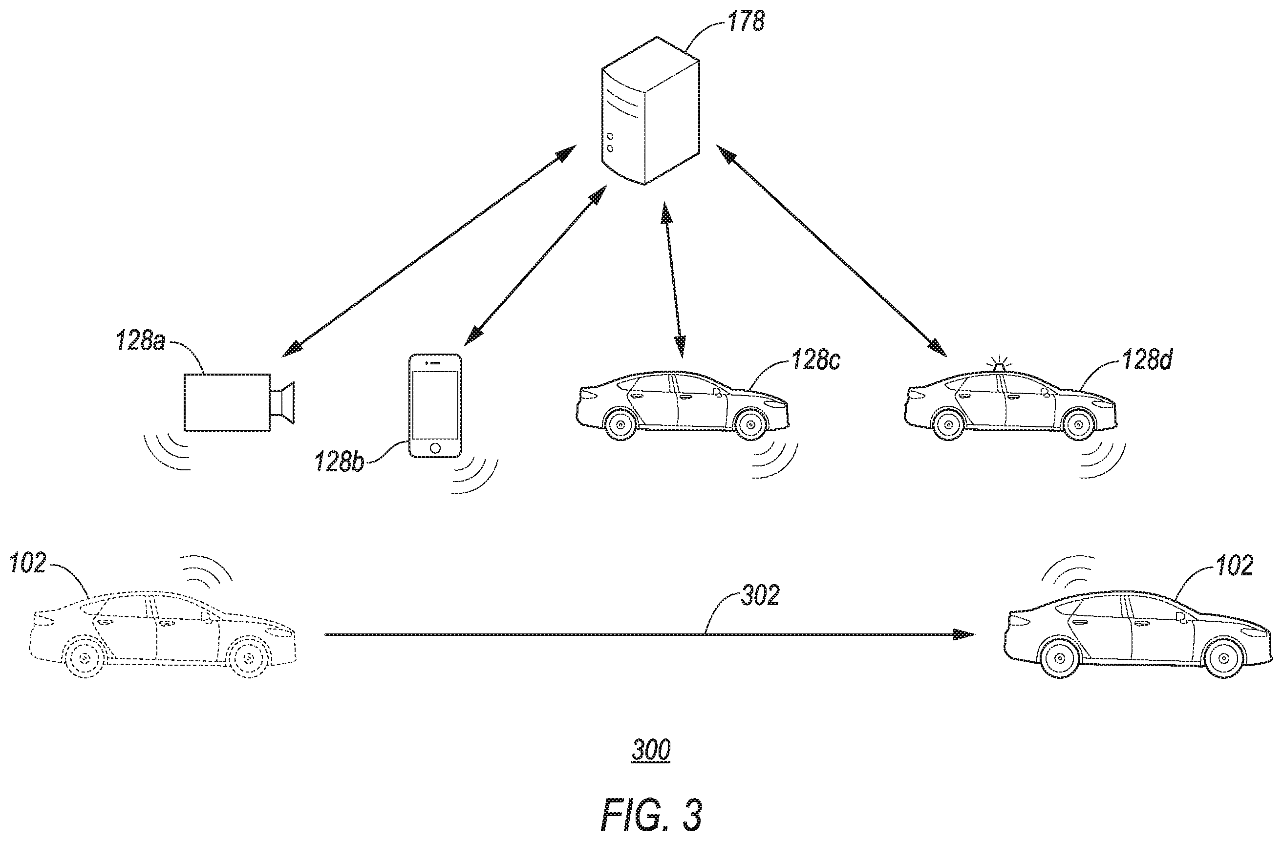 Patent US12612011 Figure 3 – Multiple frequency band communication system for vehicle