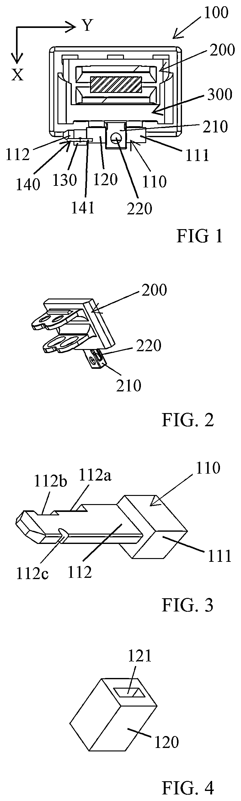 Patent US12612015 — Abrasive block mounting and dismounting assembly, mounting and dismounting method, wheel tread cleaner and railway vehicle — Figure 1