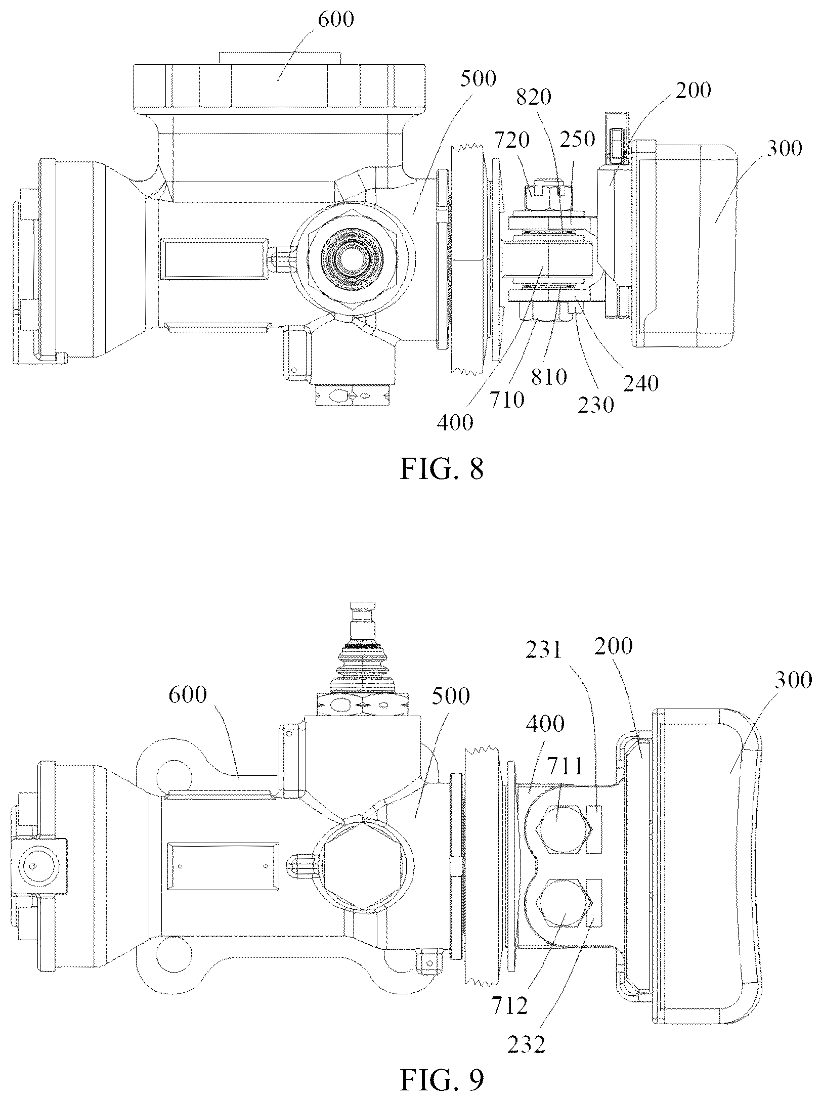 Patent US12612015 Figure 3 – Abrasive block mounting and dismounting assembly, mounting and dismounting method, wheel tread cleaner and railway vehicle
