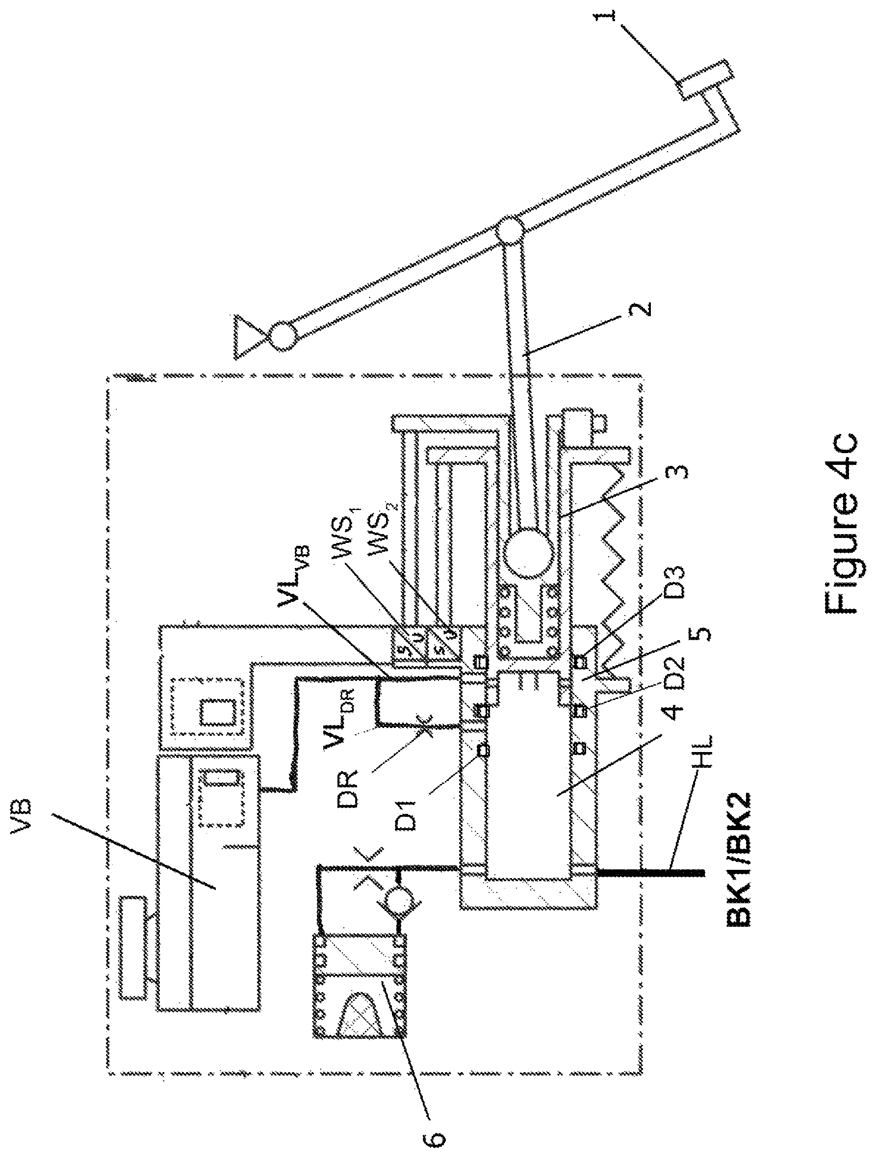 Patent US12612021 Figure 9 – Redundant braking system having pressure supply for electric vehicles and vehicles having autonomous driving of level 3 (HAD) to level 4 (FAD)