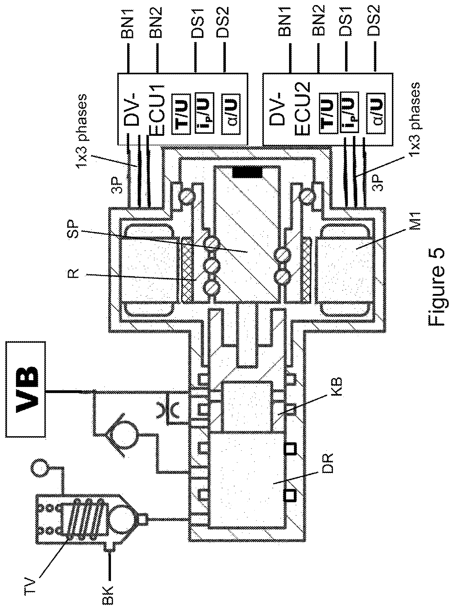 Patent US12612021 Figure 10 – Redundant braking system having pressure supply for electric vehicles and vehicles having autonomous driving of level 3 (HAD) to level 4 (FAD)
