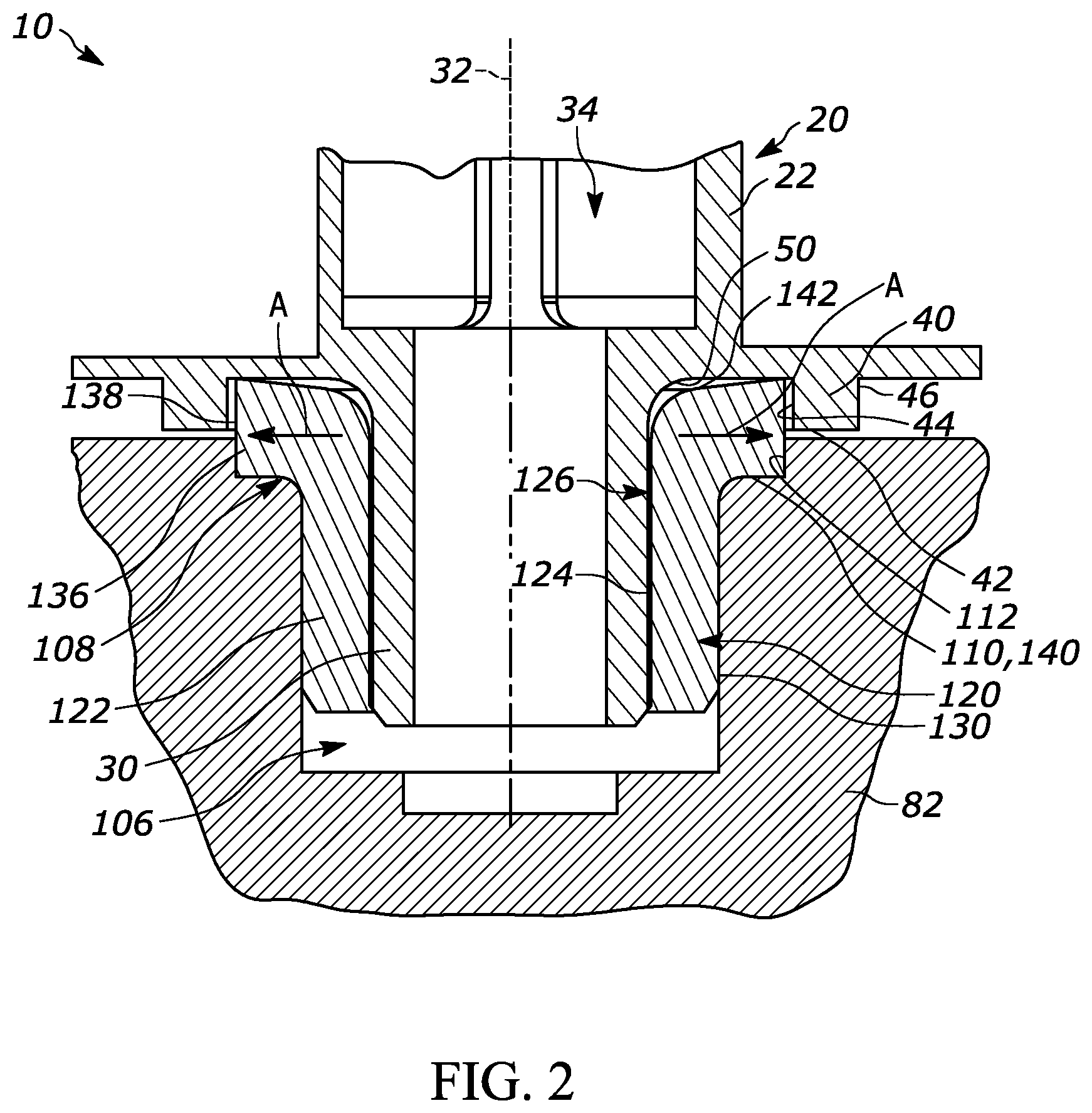 Patent US12612024 Figure 2 – Connection for brake system housing