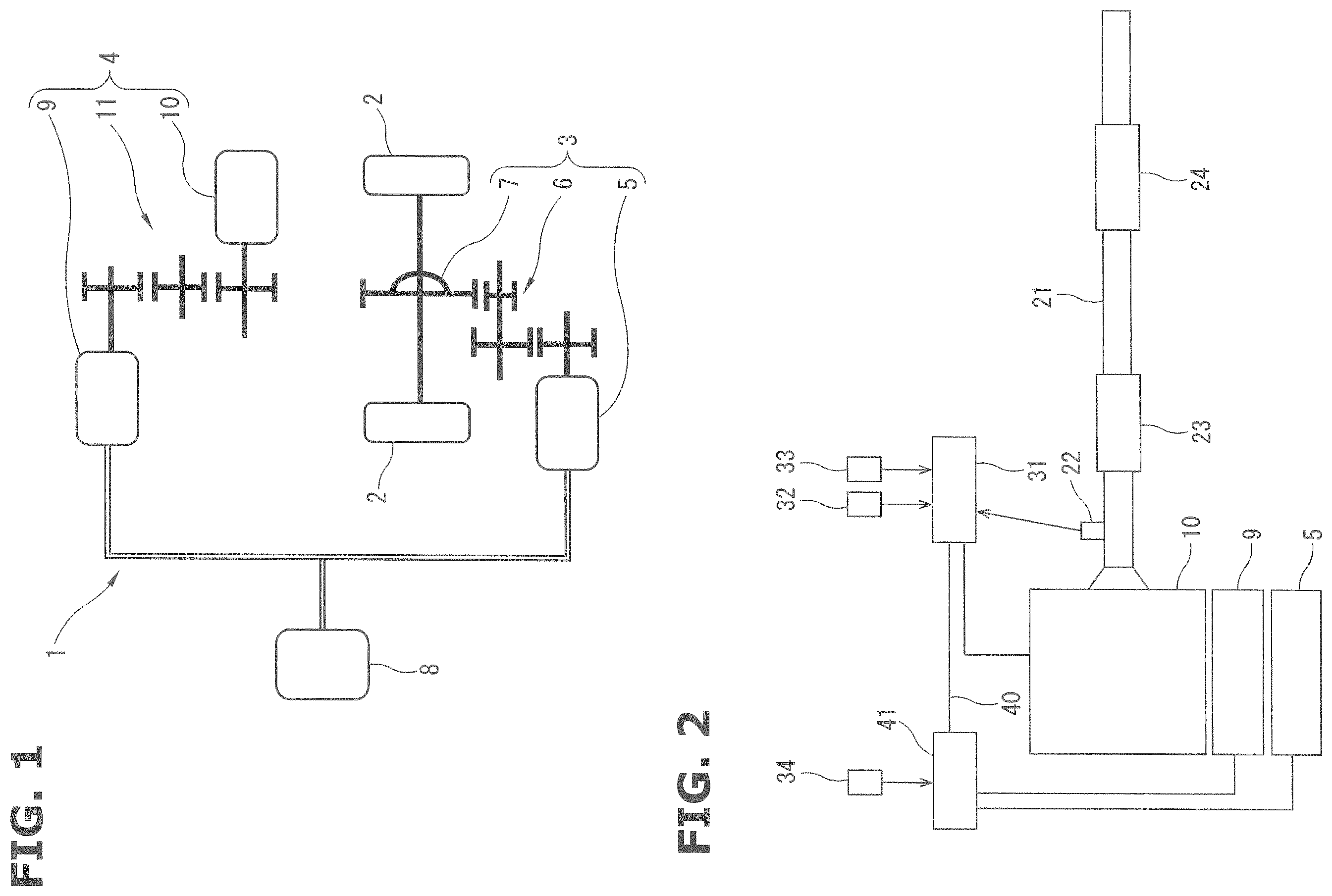 Patent US12612032 — Control method of air fuel ratio for hybrid vehicle and control device of air fuel ratio for hybrid vehicle — Figure 1