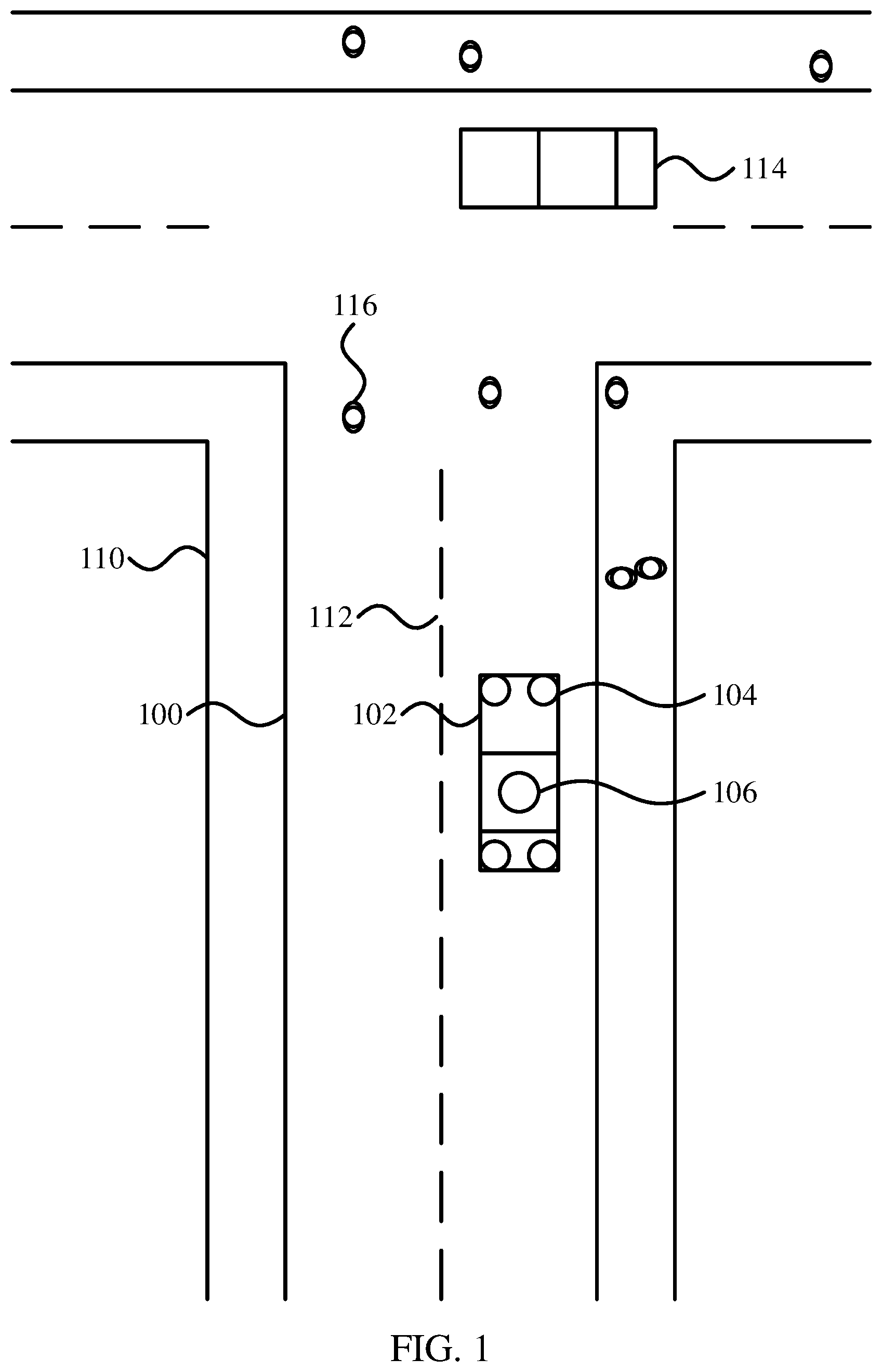 Patent US12612036 Figure 1 – Diverse future predictions for pedestrians