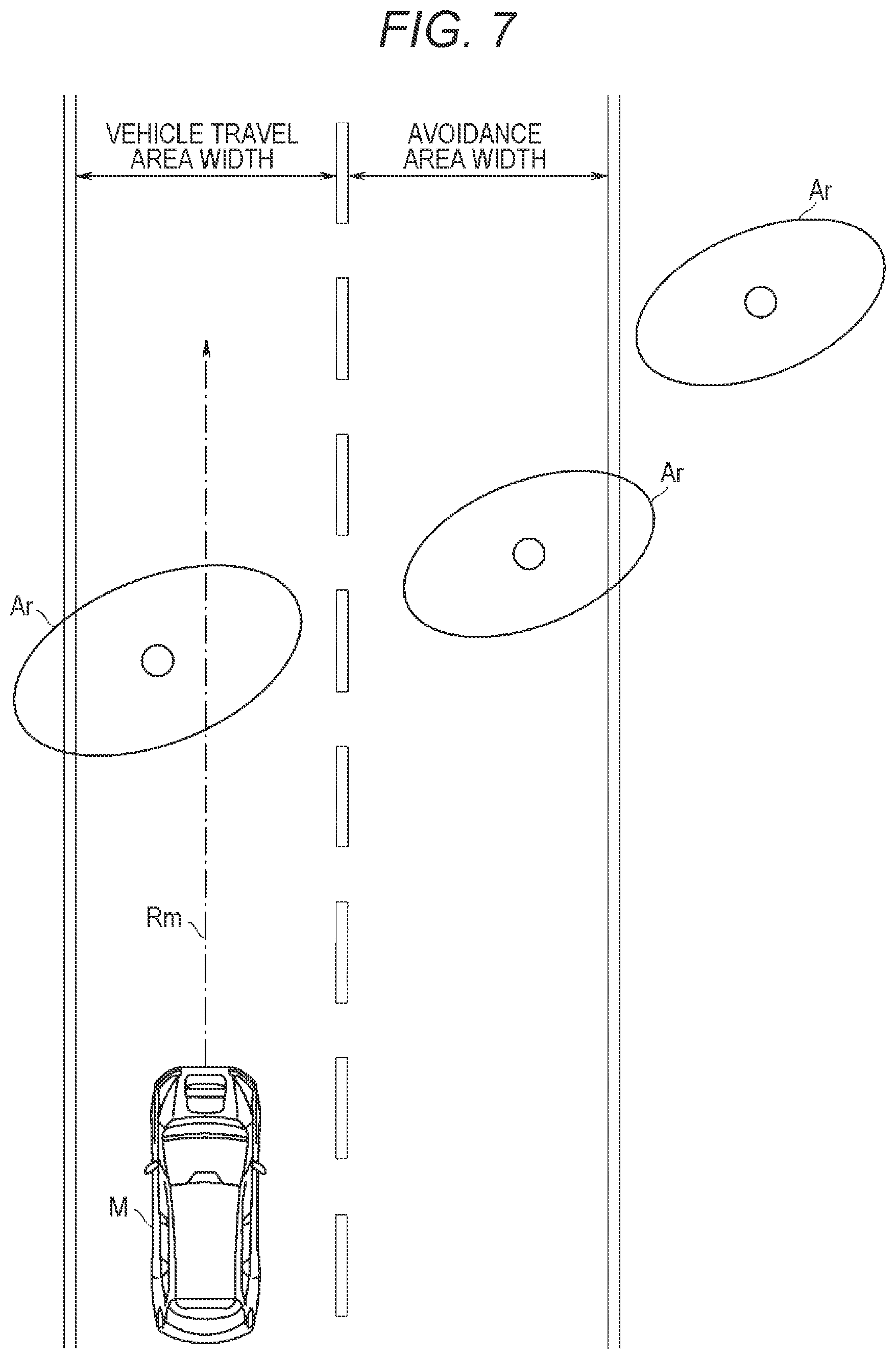 Patent US12612038 Figure 7 – Vehicle drive assist apparatus
