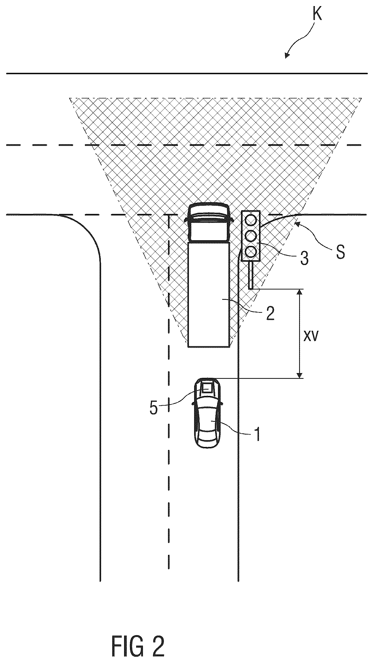 Patent US12612045 Figure 2 – Method for automatically regulating a longitudinal movement of a vehicle