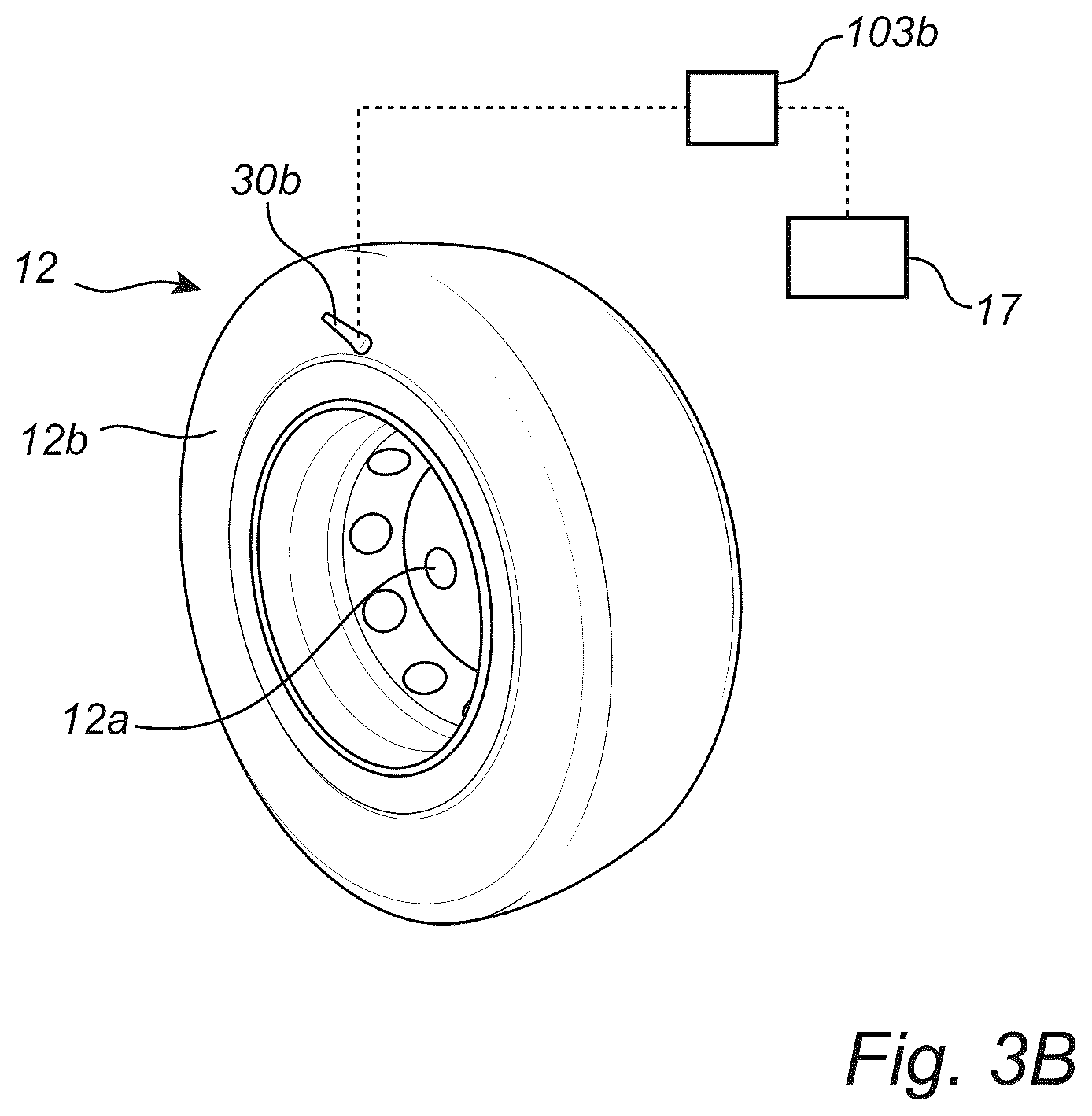 Patent US12612054 Figure 4 – Method for reducing the risk of vehicle tire rupture