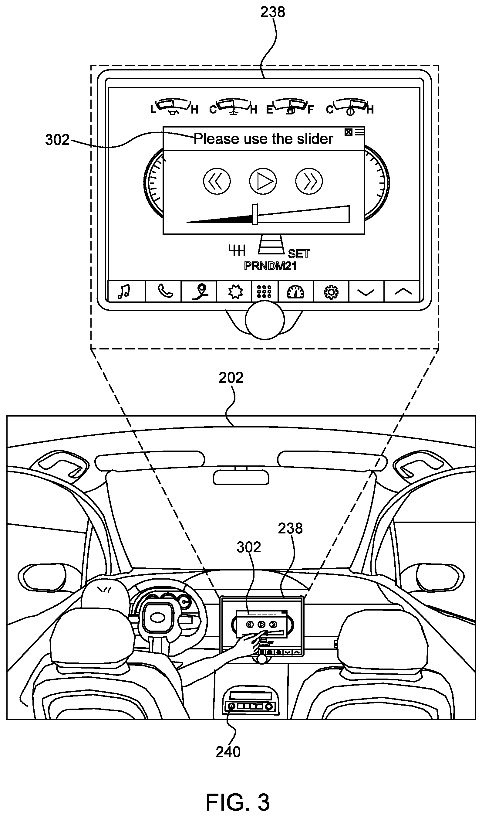 Patent US12612058 Figure 3 – Systems and methods for identifying a malfunctioning vehicle button and performing remedial actions