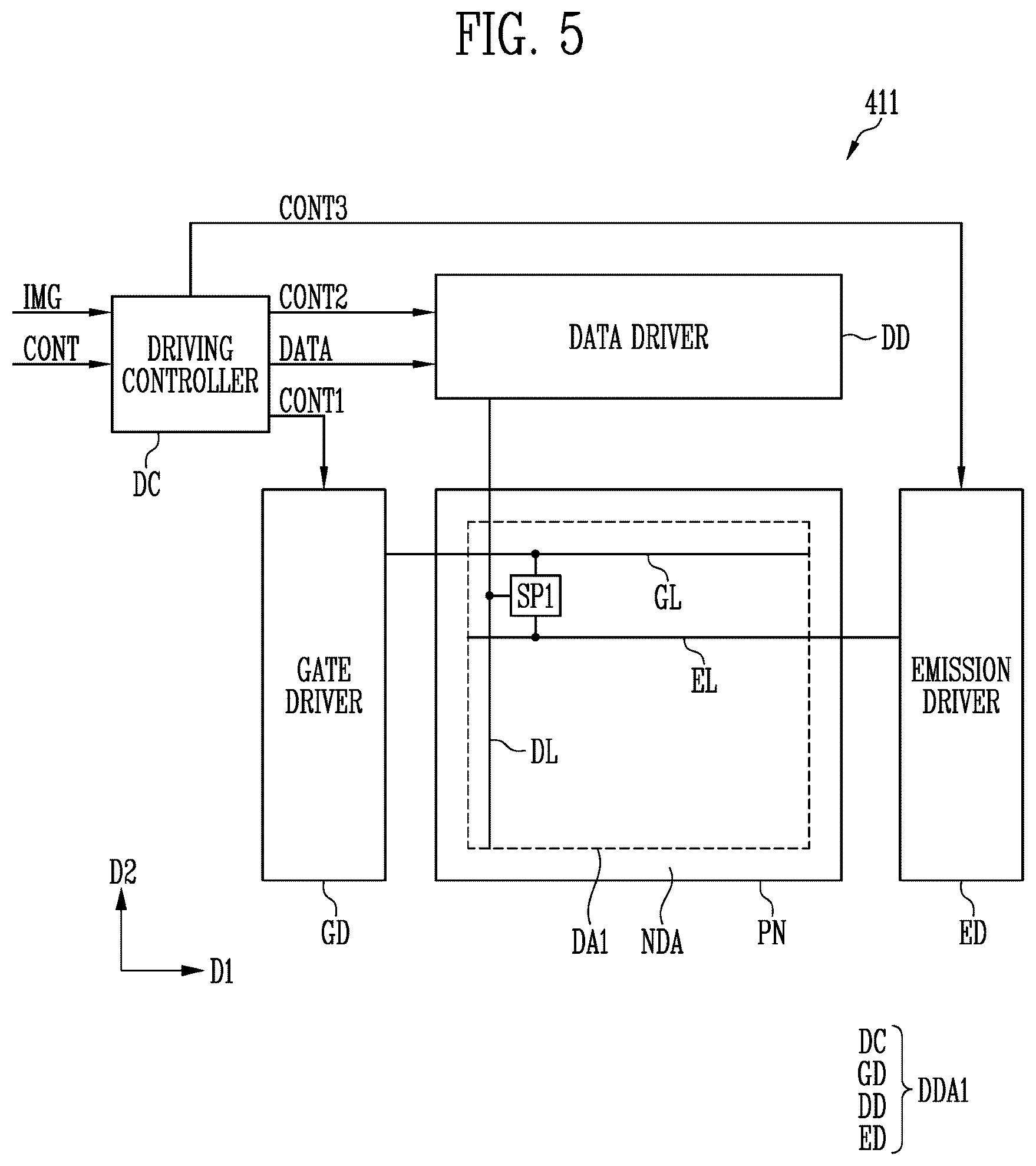 Patent US12612063 Figure 5 – Vehicle control system