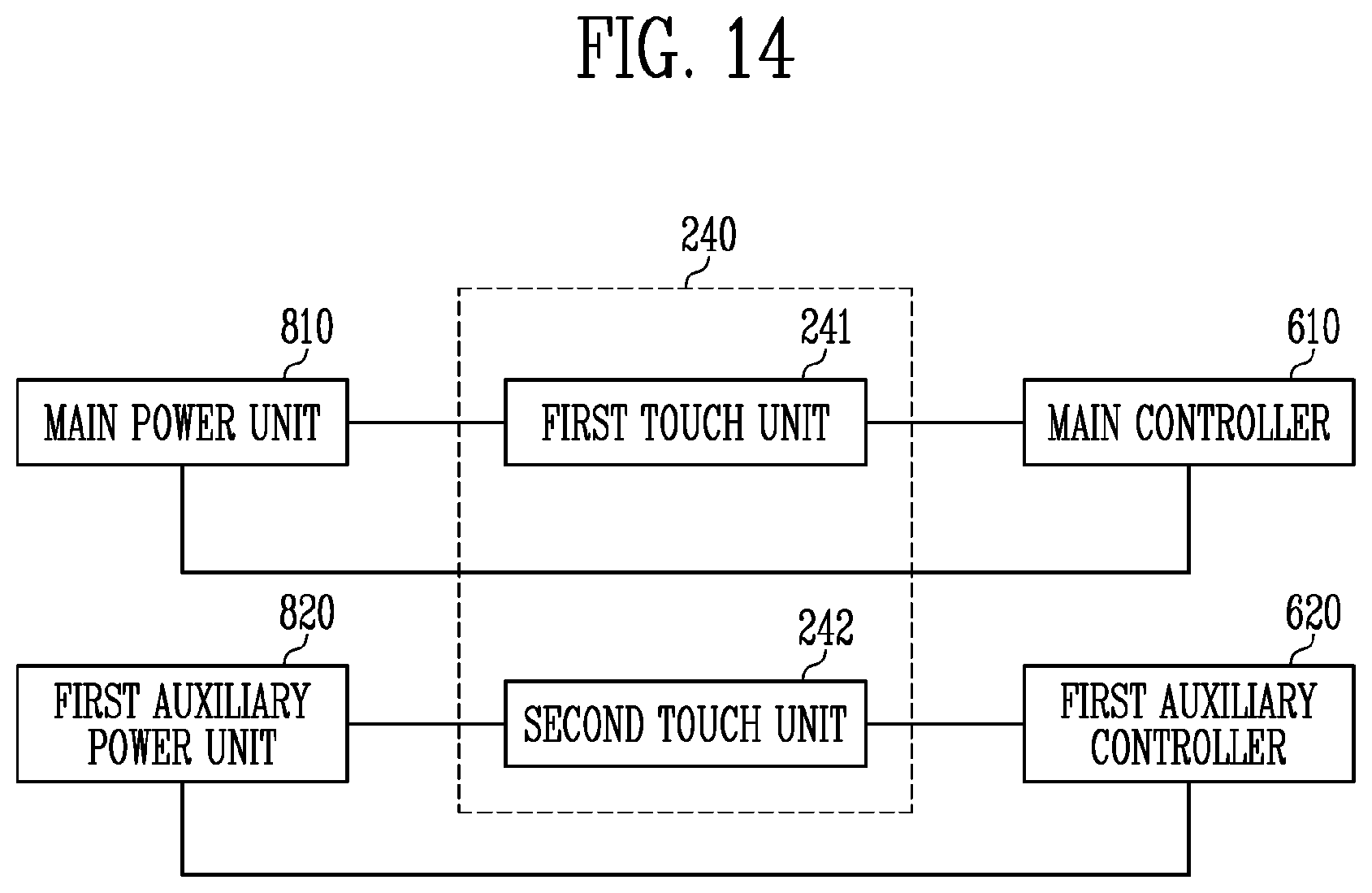 Patent US12612063 Figure 14 – Vehicle control system