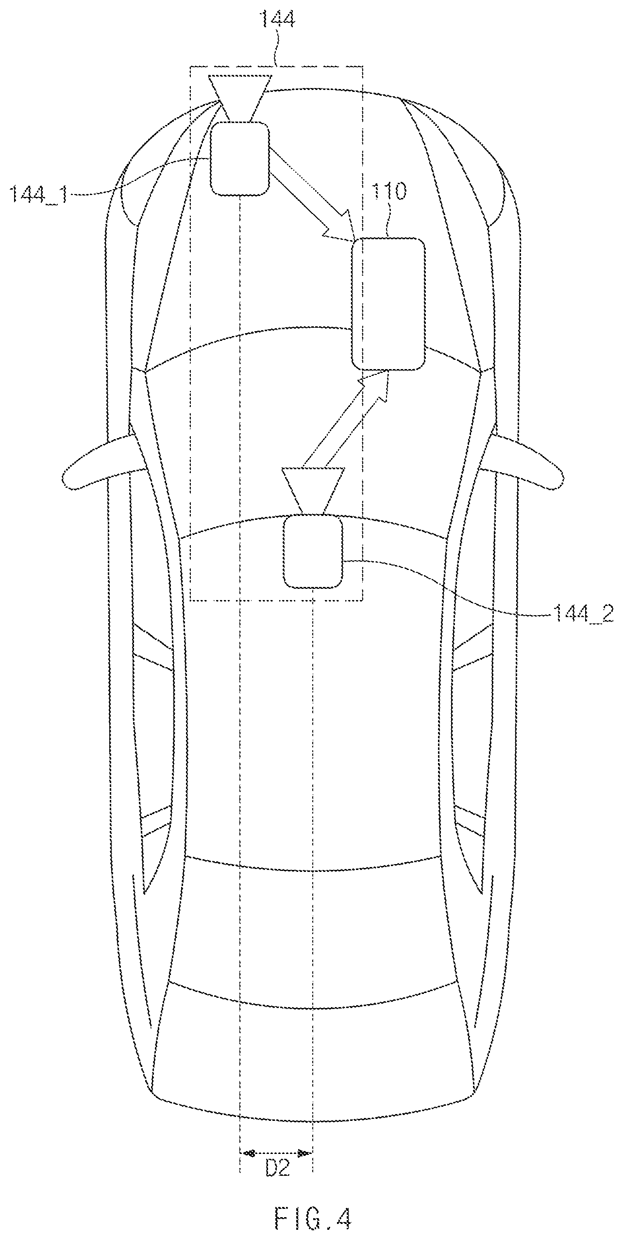 Patent US12612065 Figure 4 – Vehicle control system and method using risk analysis of a road section and beacon data