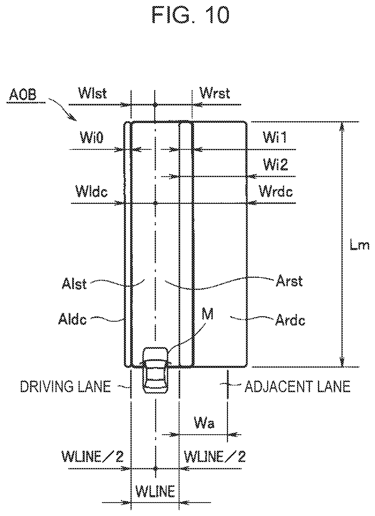 Patent US12612066 Figure 12 – Drive assist apparatus for tracking moving objects temporarily obscured by nearby stationary objects