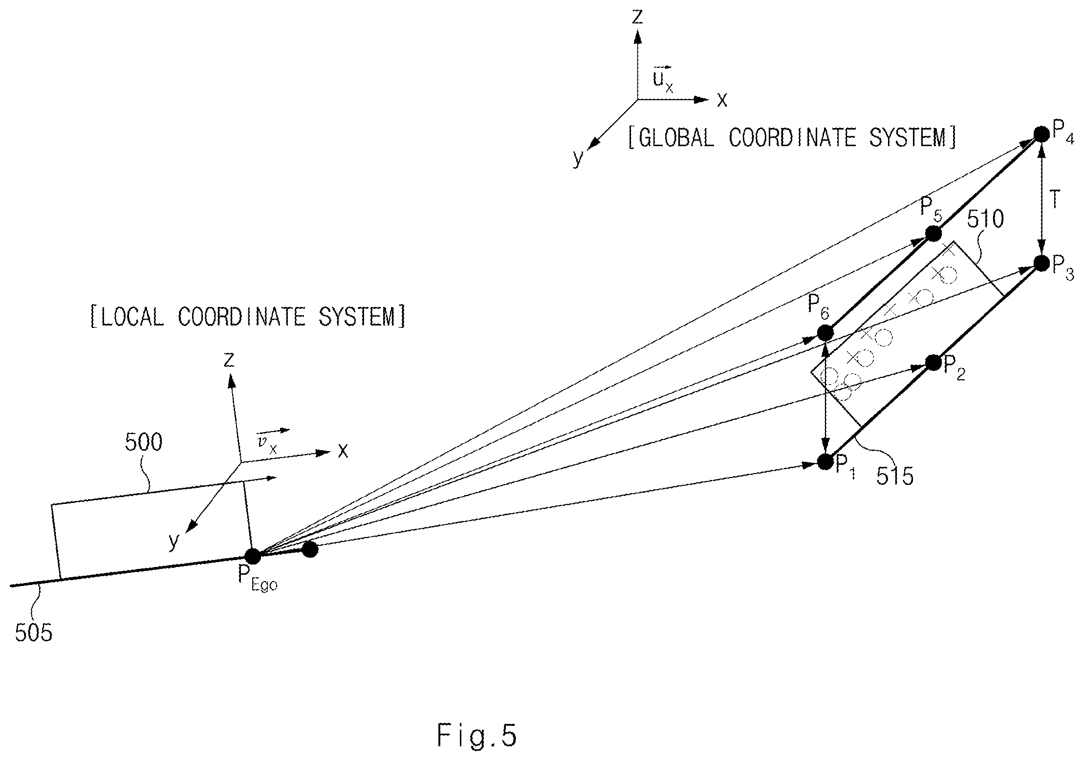 Patent US12612067 Figure 5 – Autonomous driving control apparatus and method thereof