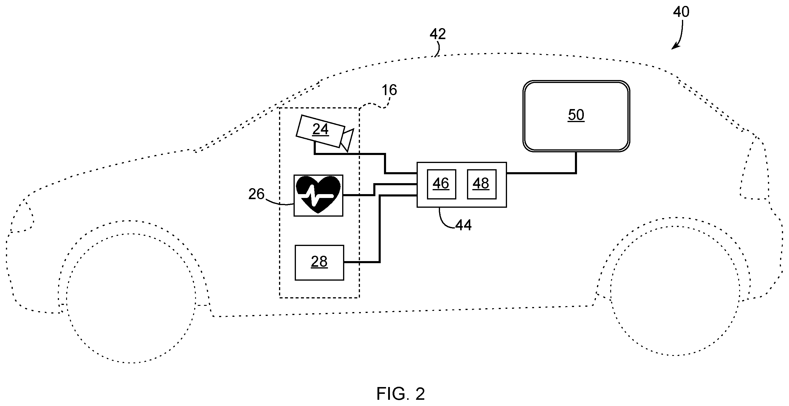 Patent US12612075 Figure 2 – Determining emotional state of a vehicle occupant