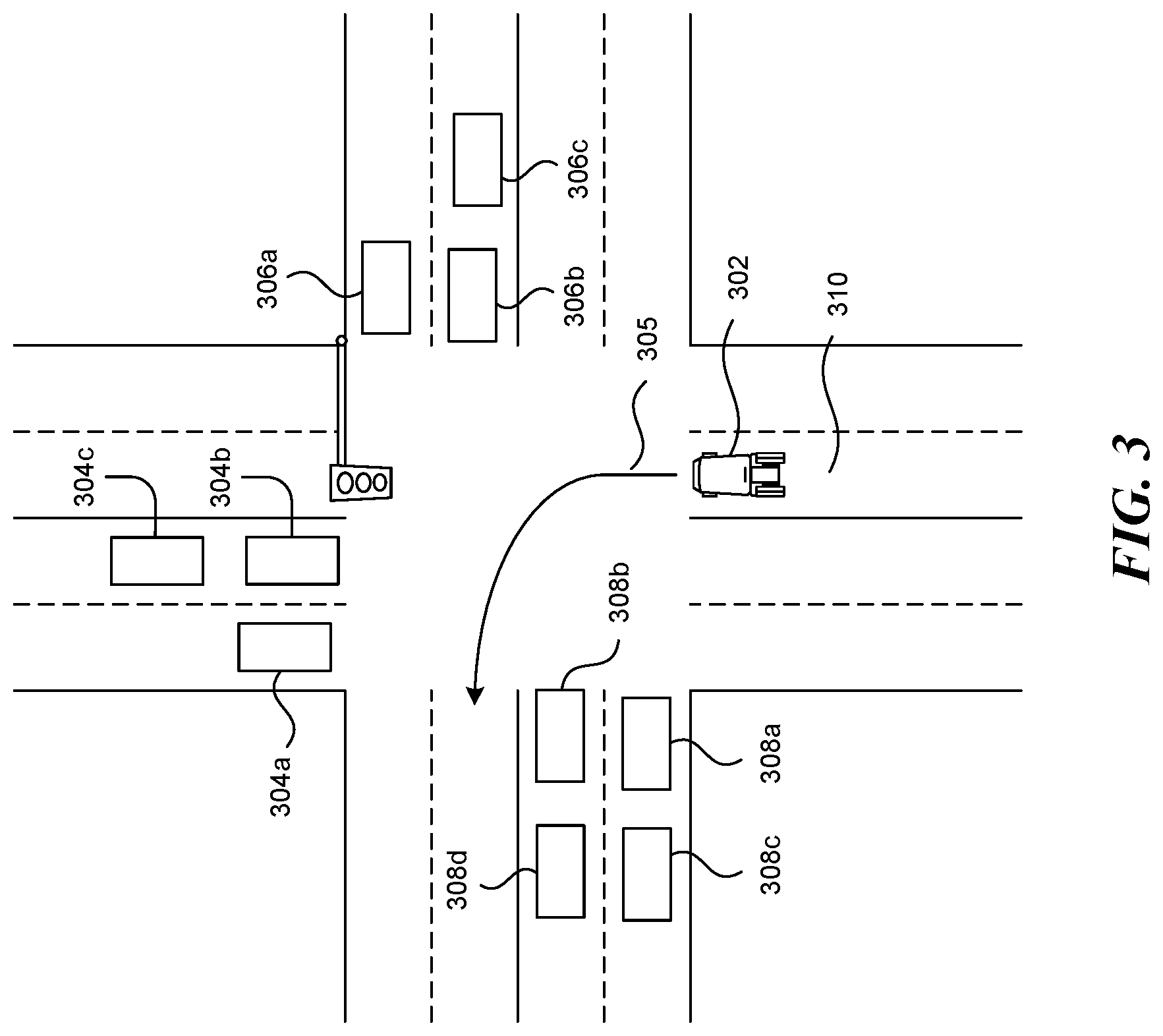 Patent US12612077 Figure 3 – Classification and prioritization of objects for autonomous driving