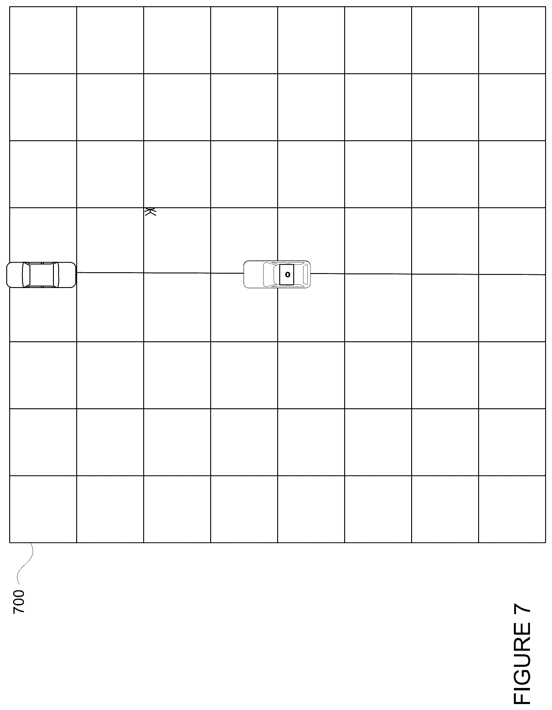 Patent US12612079 Figure 7 – Collision evaluation using a hierarchy of grids