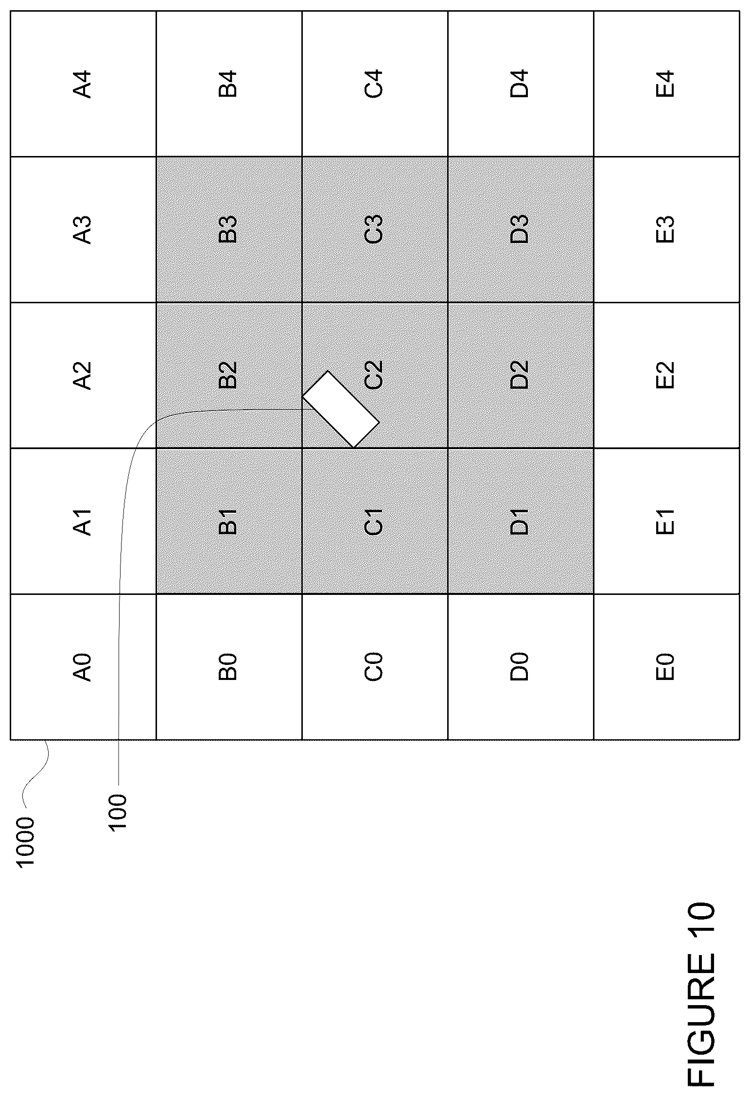 Patent US12612079 Figure 10 – Collision evaluation using a hierarchy of grids