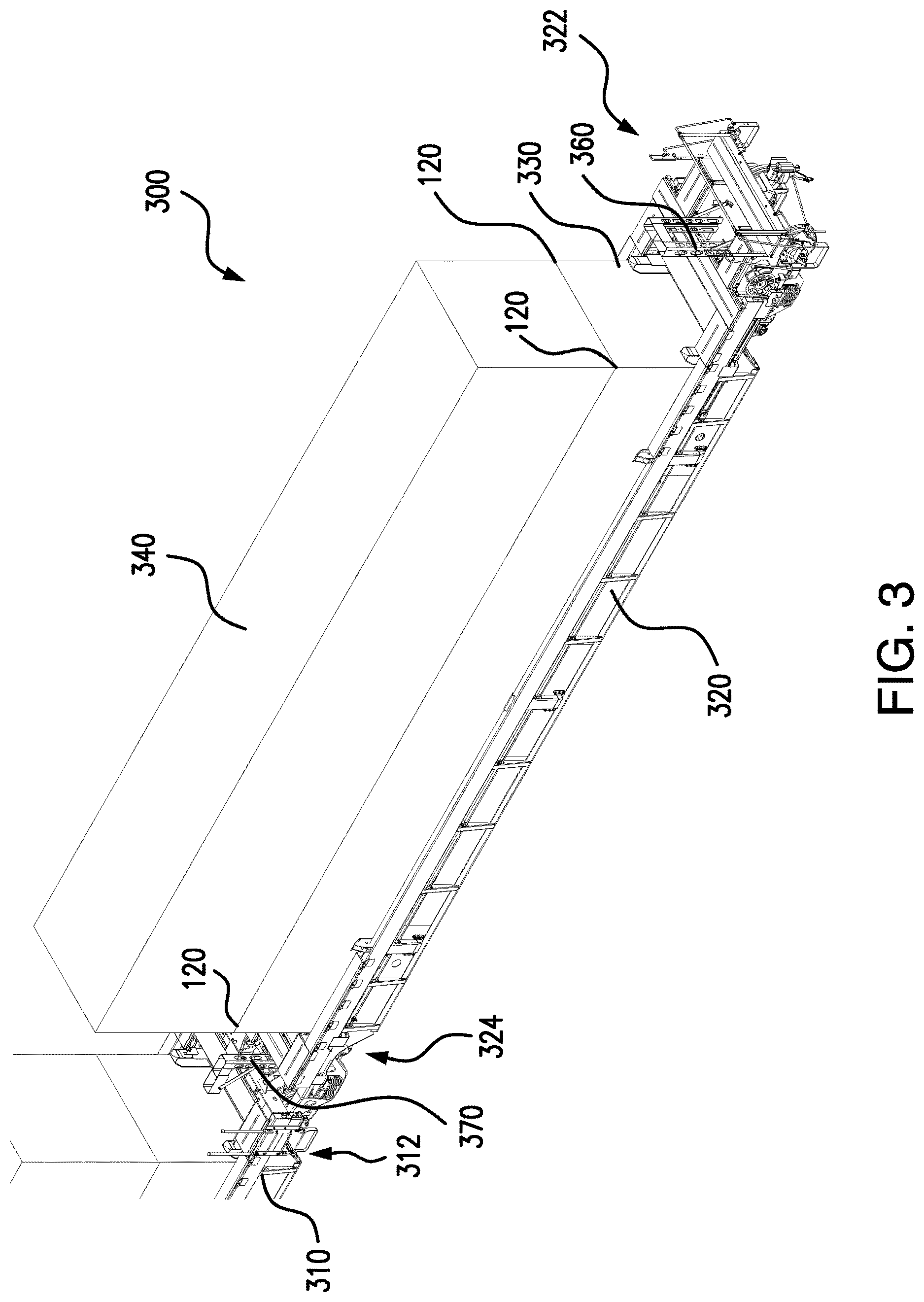 Patent US12612084 Figure 4 – Storage assembly for railcar