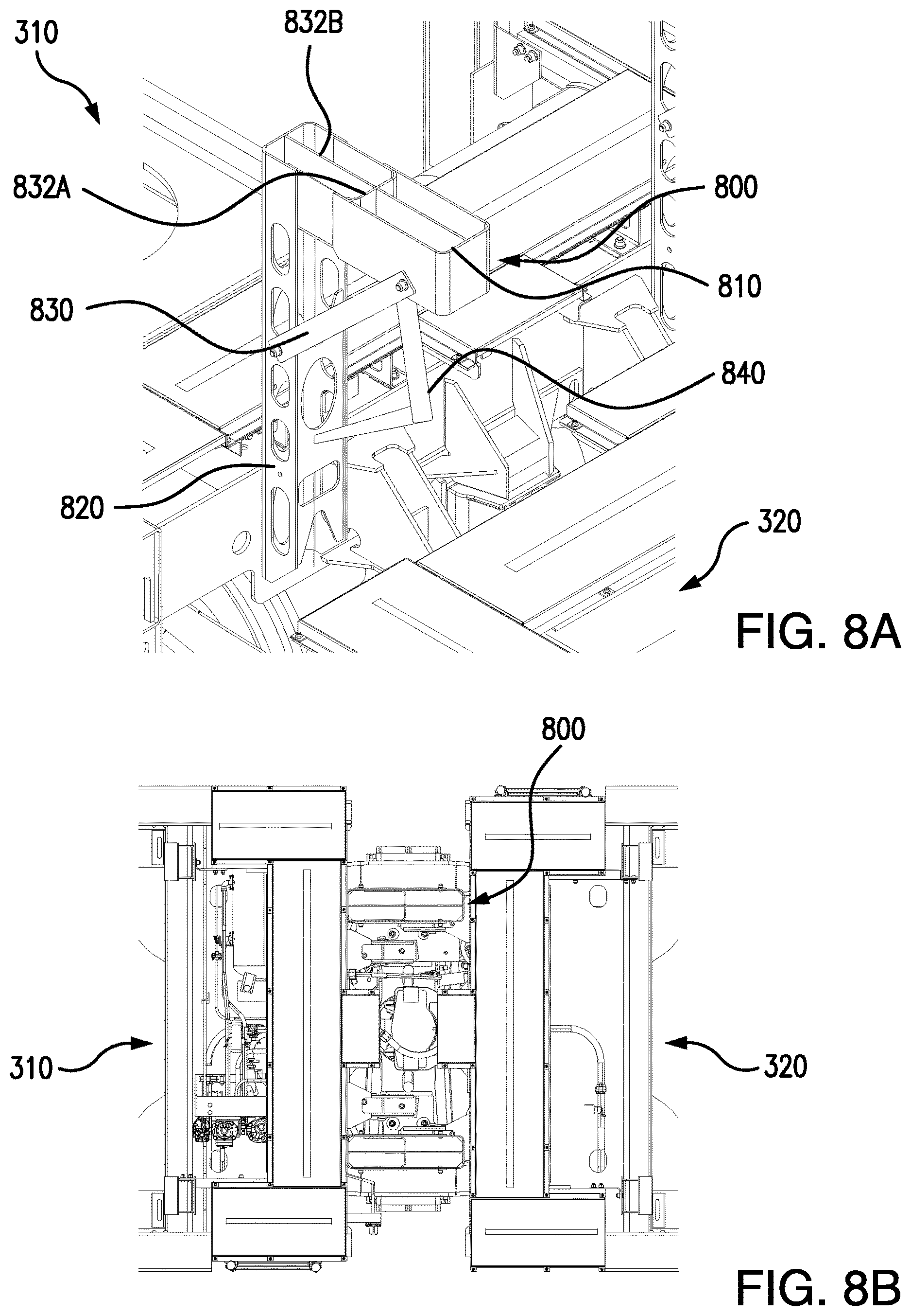 Patent US12612084 Figure 9 – Storage assembly for railcar