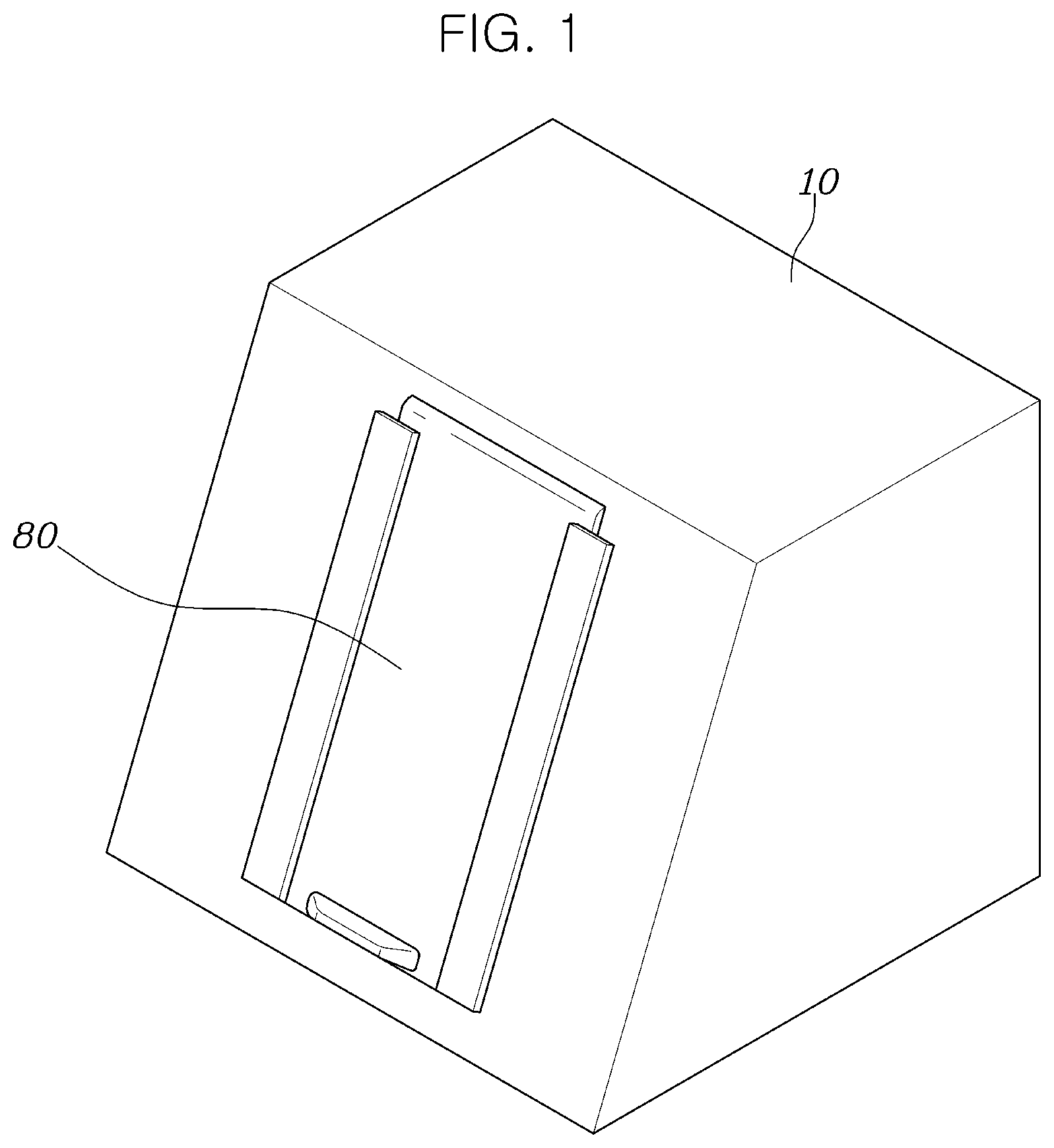 Patent US12612096 Figure 1 – Attachment and detachment apparatus for driving operation device of vehicle