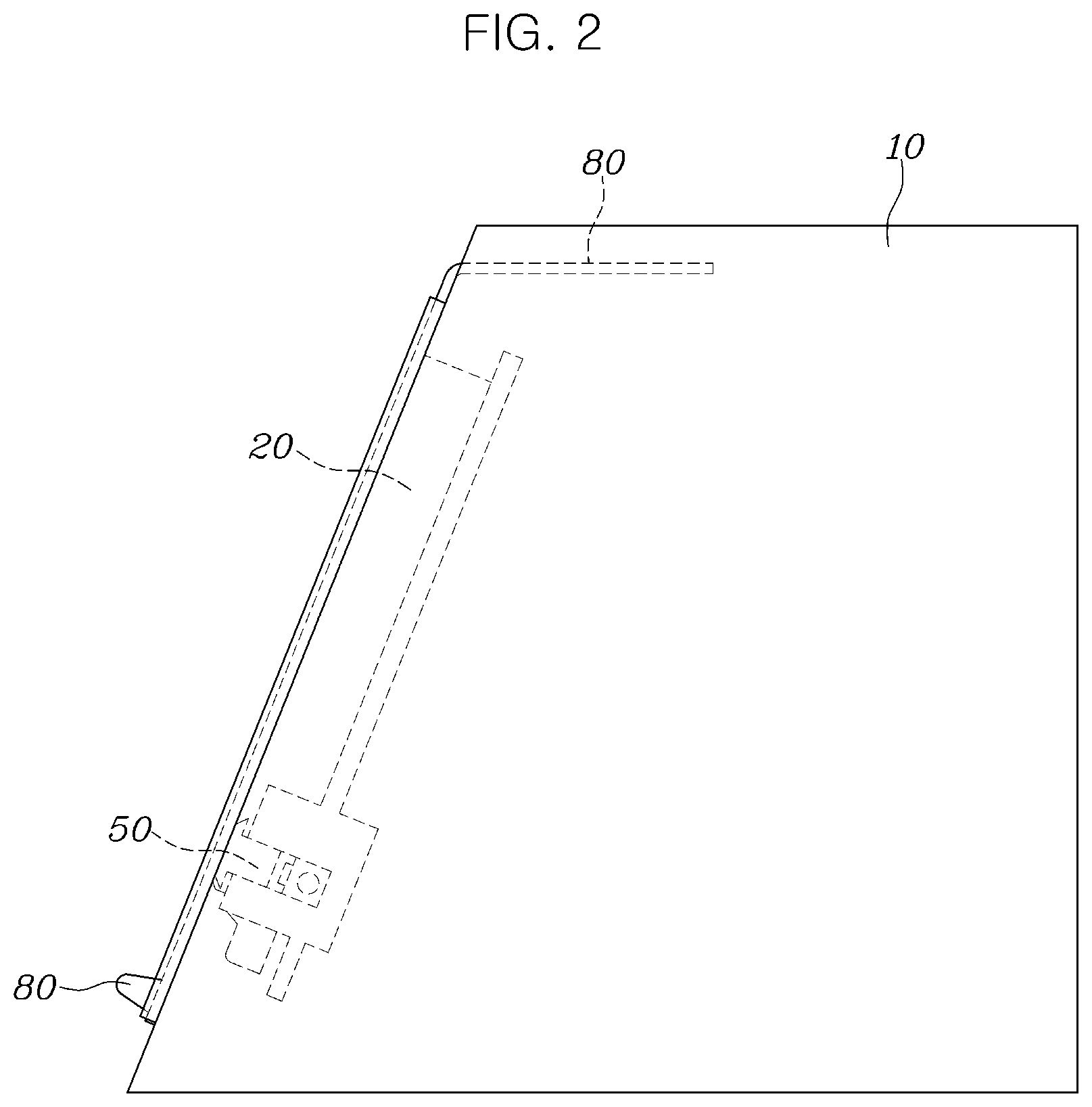 Patent US12612096 Figure 2 – Attachment and detachment apparatus for driving operation device of vehicle