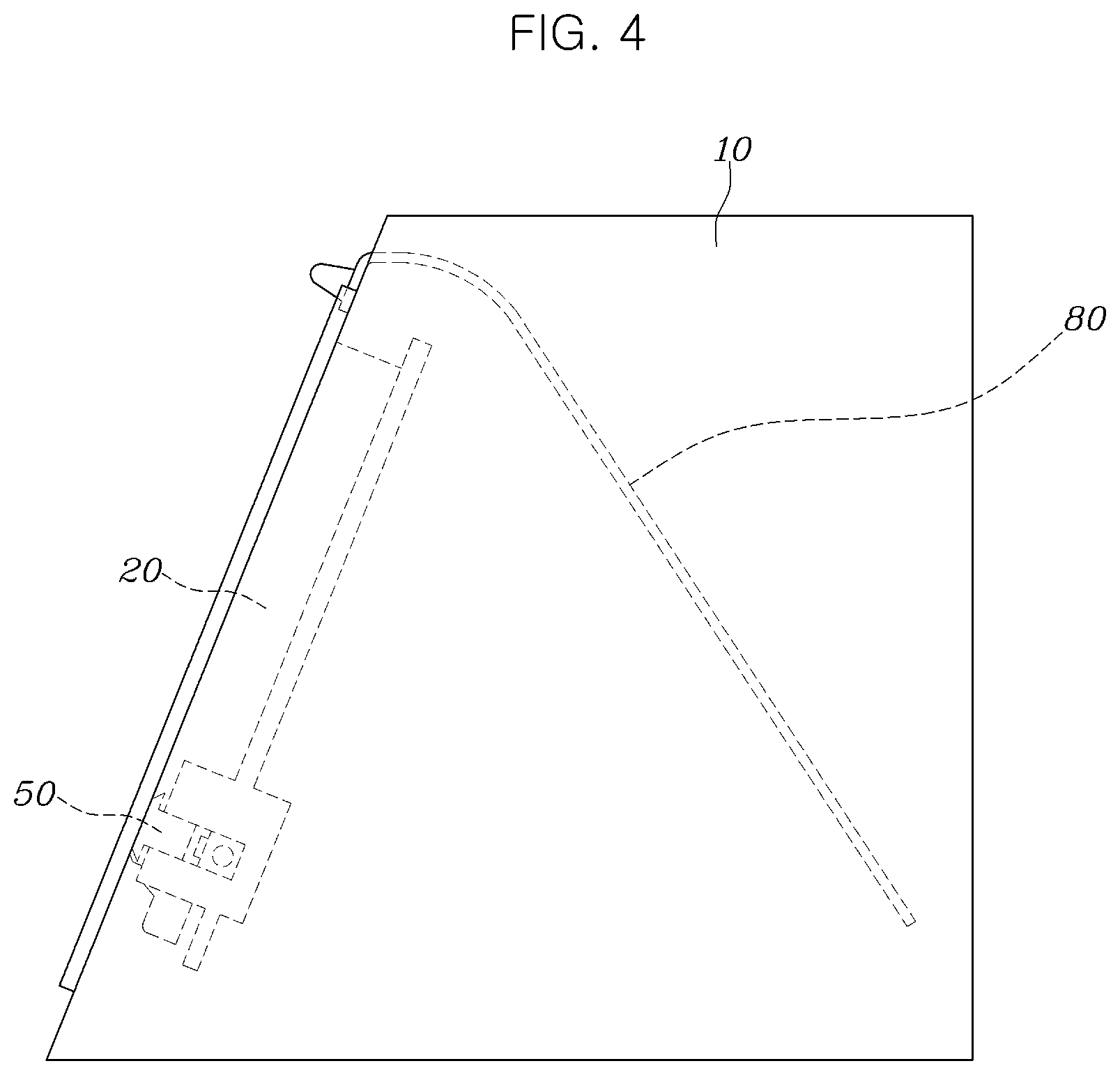 Patent US12612096 Figure 4 – Attachment and detachment apparatus for driving operation device of vehicle