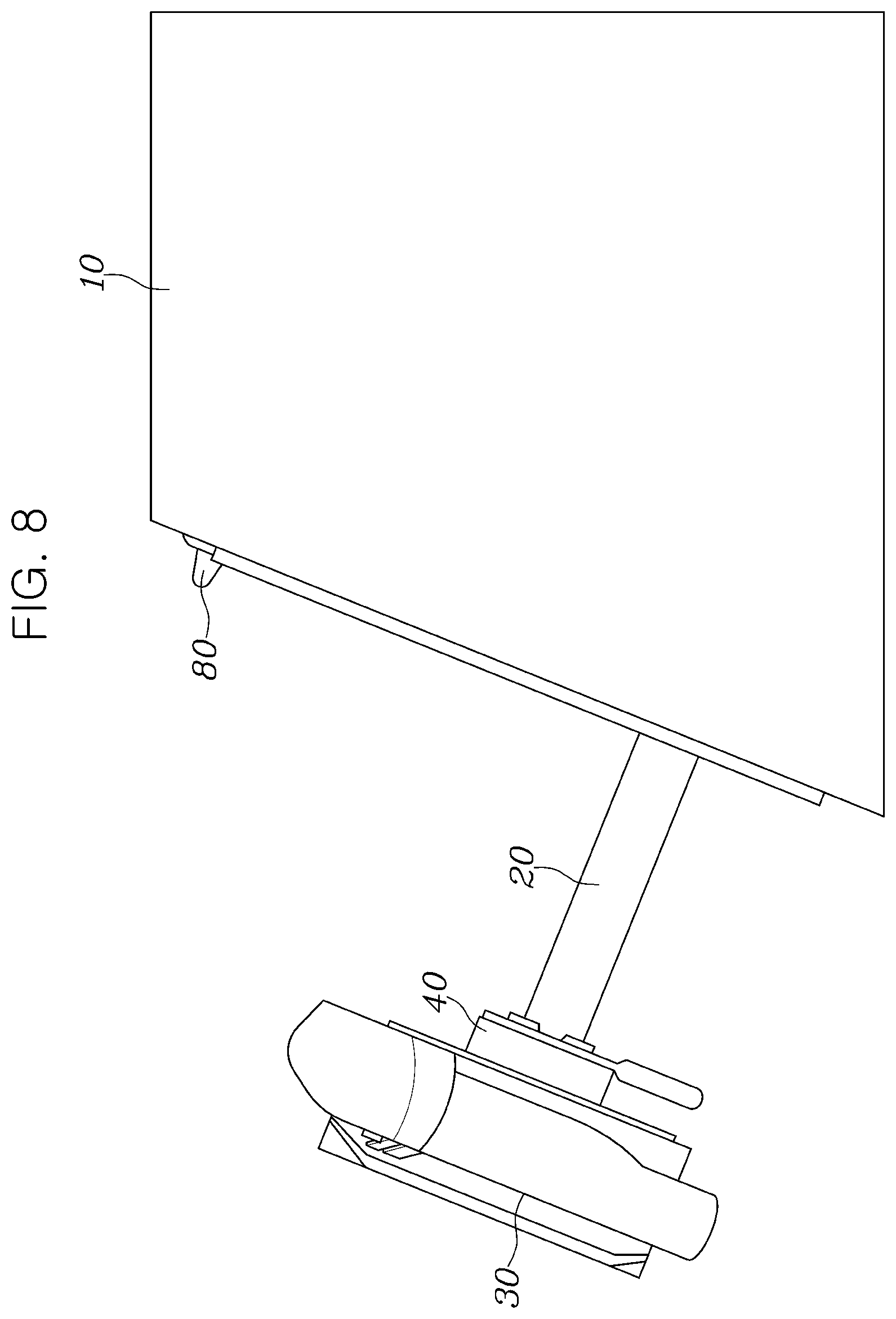 Patent US12612096 Figure 8 – Attachment and detachment apparatus for driving operation device of vehicle