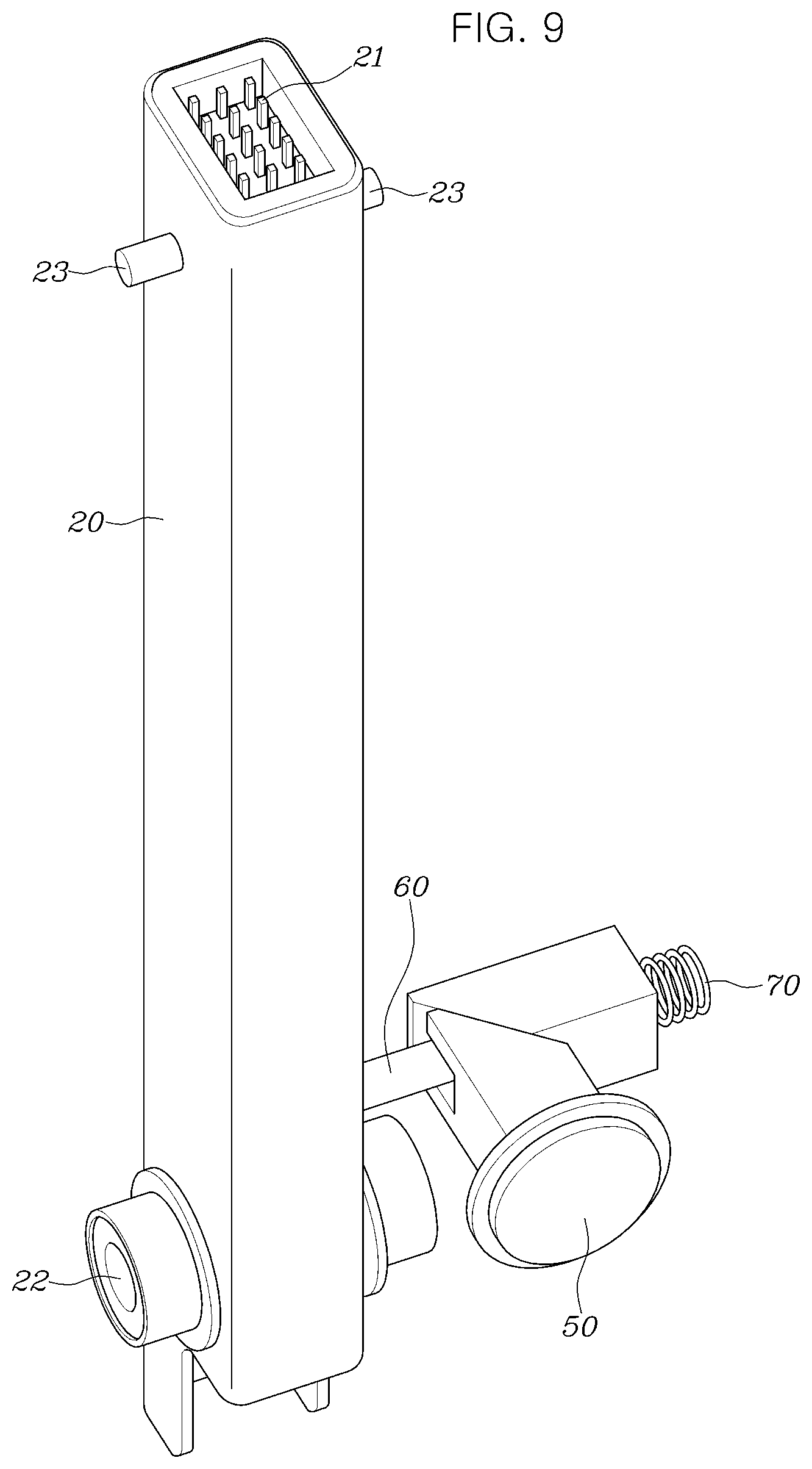 Patent US12612096 Figure 9 – Attachment and detachment apparatus for driving operation device of vehicle