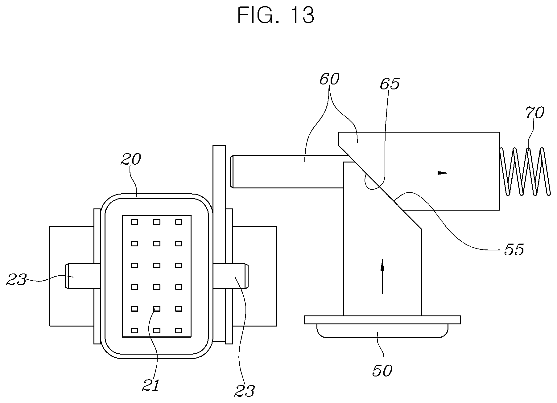 Patent US12612096 Figure 13 – Attachment and detachment apparatus for driving operation device of vehicle