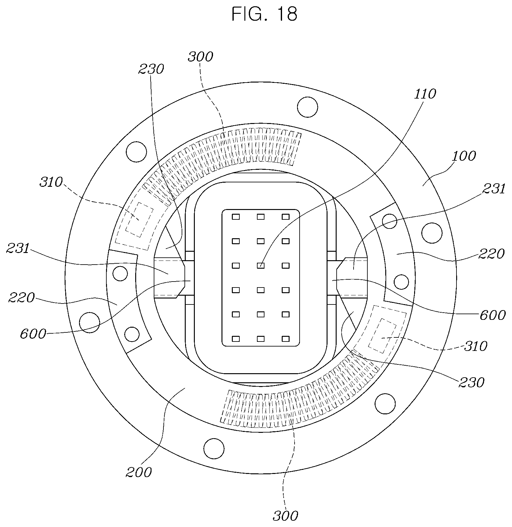 Patent US12612096 Figure 18 – Attachment and detachment apparatus for driving operation device of vehicle