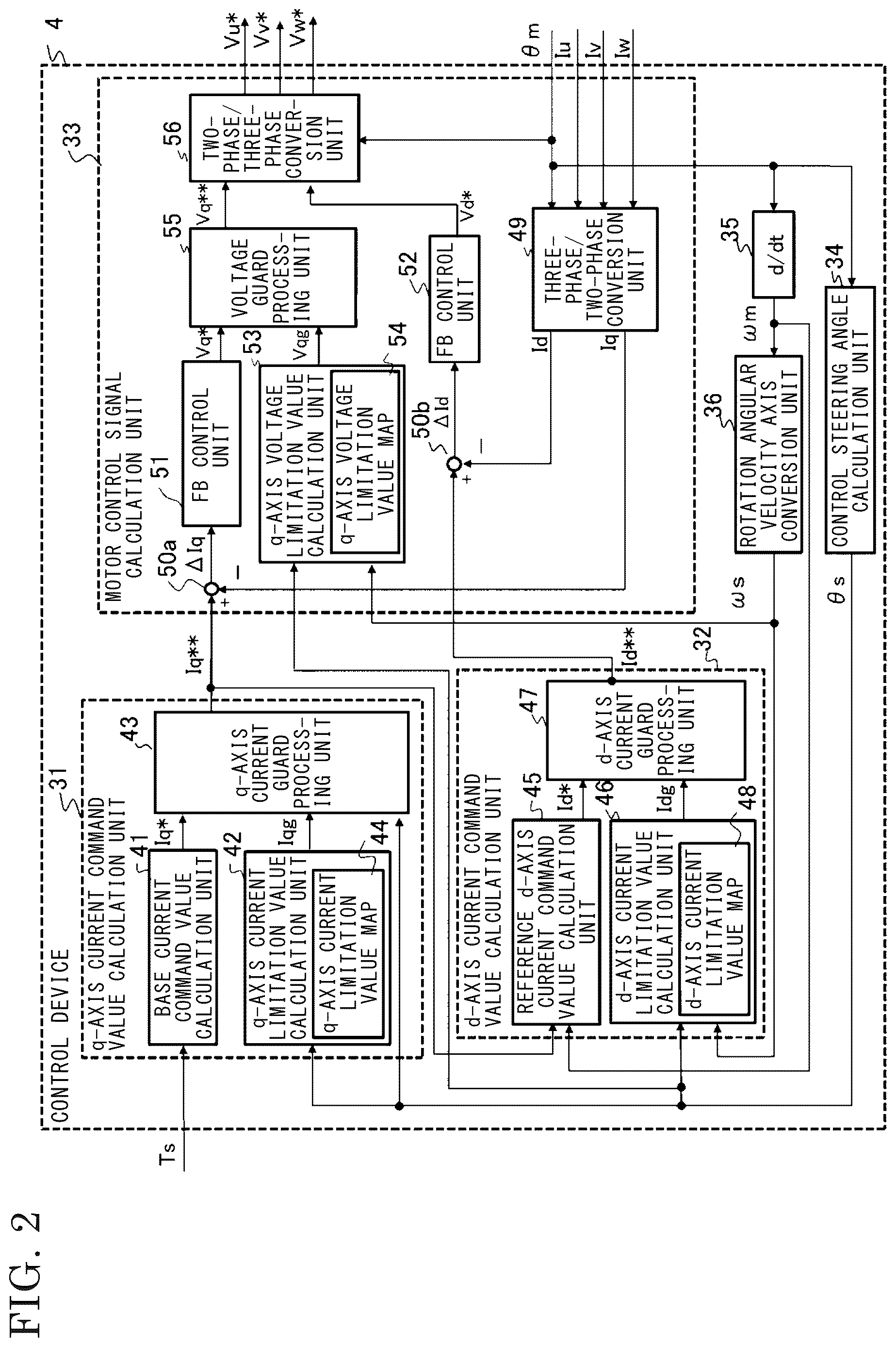 Patent US12612100 Figure 2 – Electric power steering device