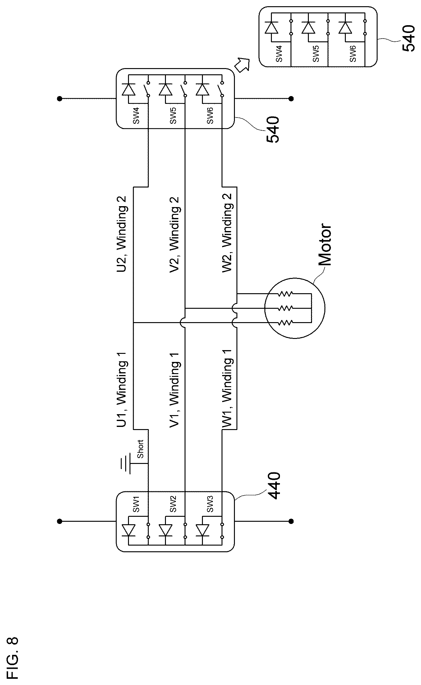 Patent US12612103 Figure 9 – Apparatus and method for controlling operation of reaction force motor