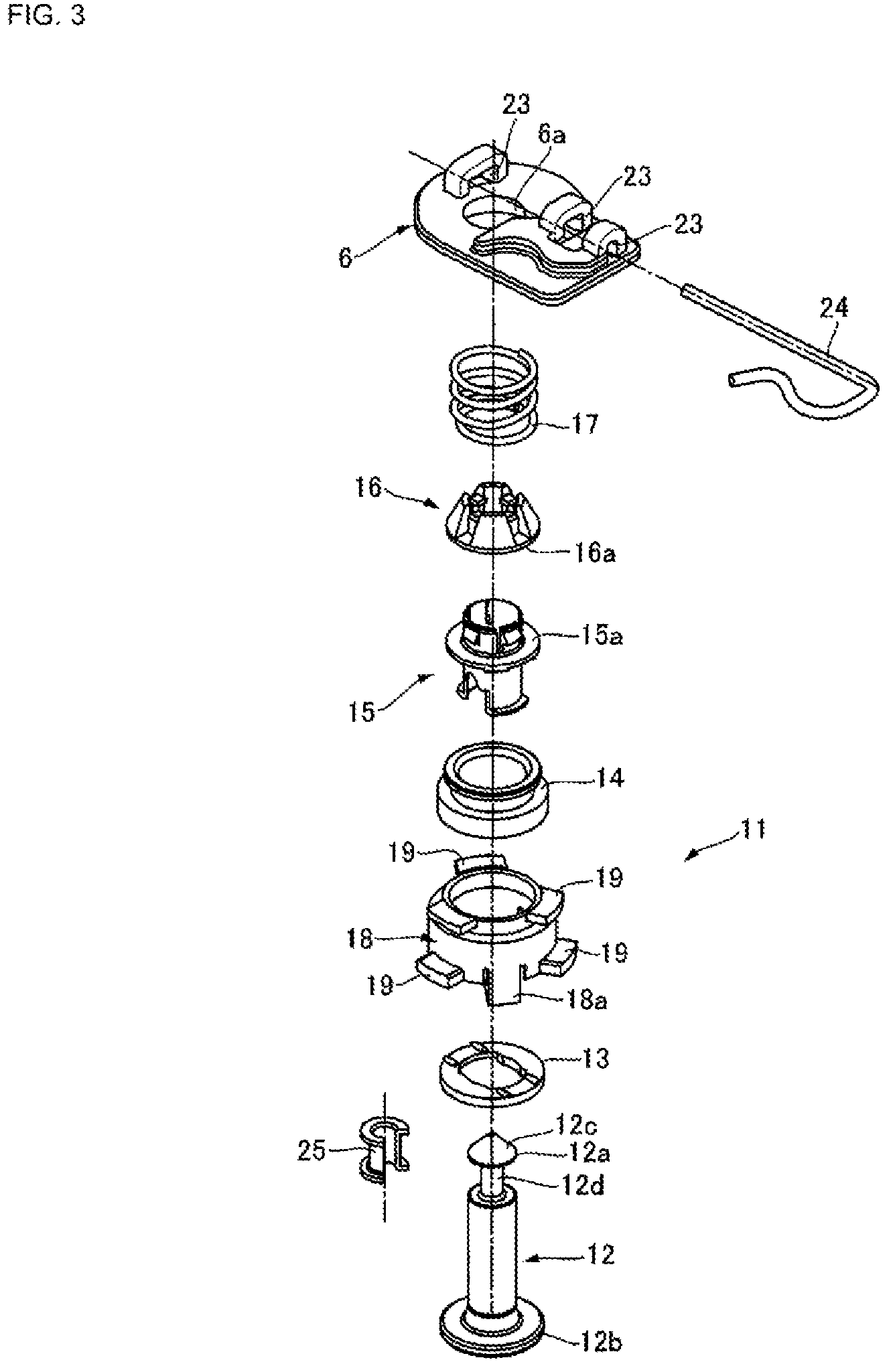 Patent US12612104 Figure 3 – Steering wheel device for vehicle