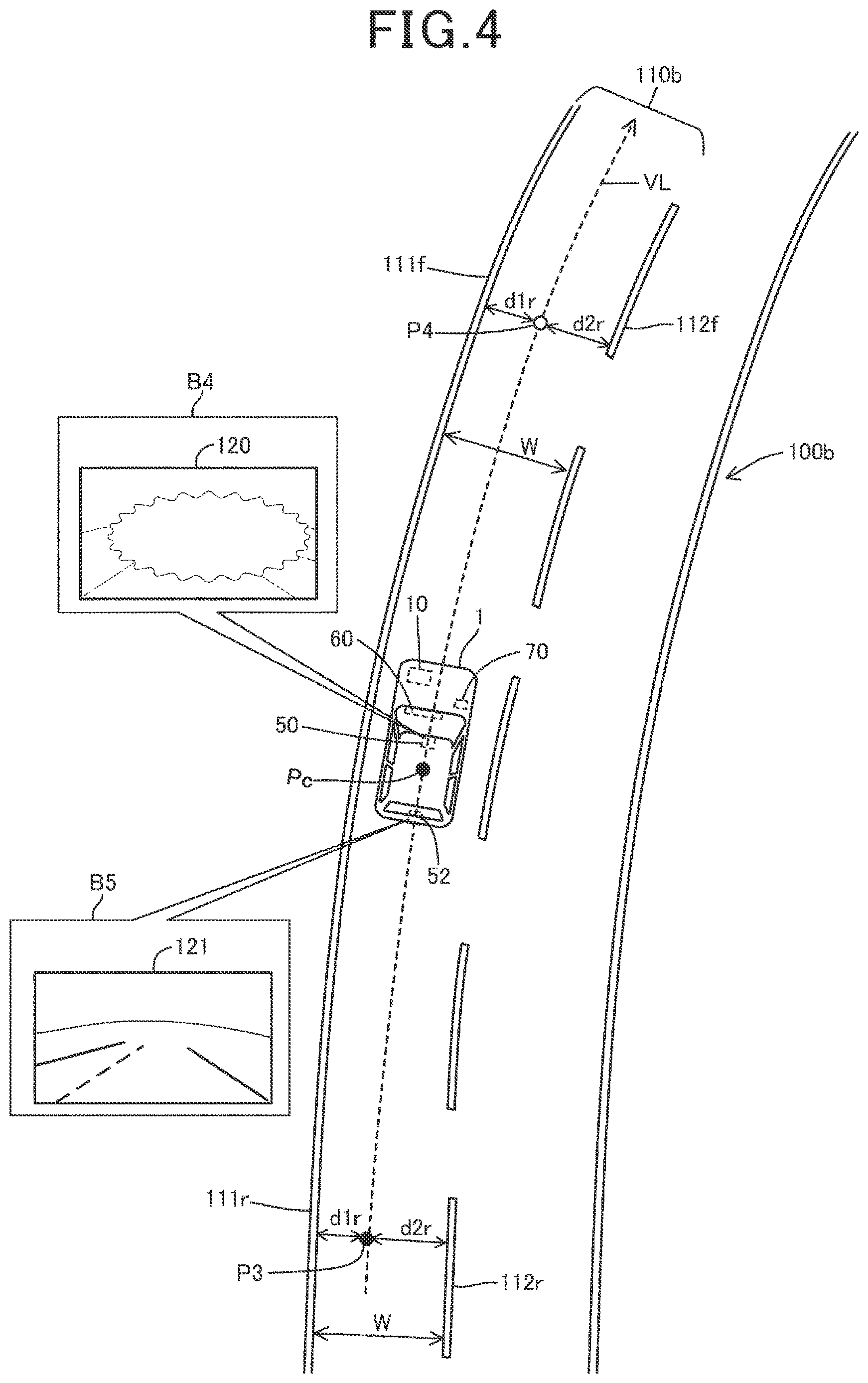 Patent US12612106 Figure 4 – Driving assistance system, driving assistance method, and recording medium