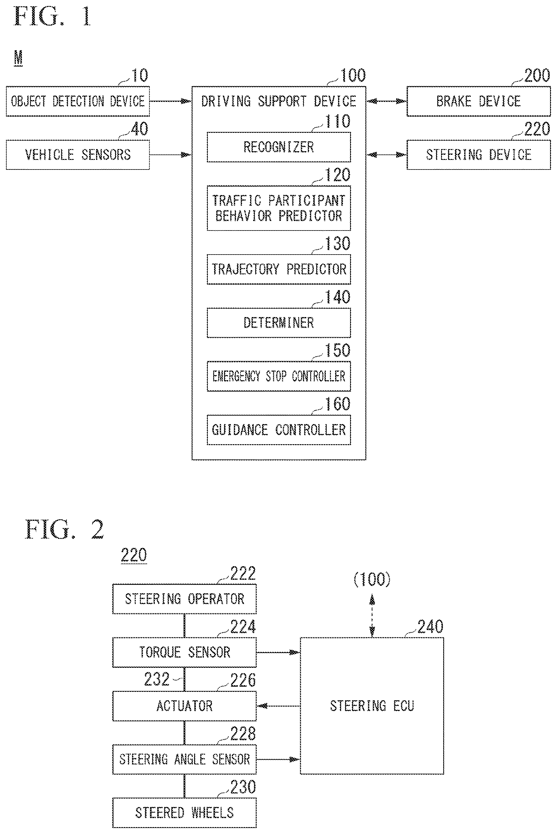 Patent US12612107 Figure 1 – Driving support device, driving support method, and storage medium
