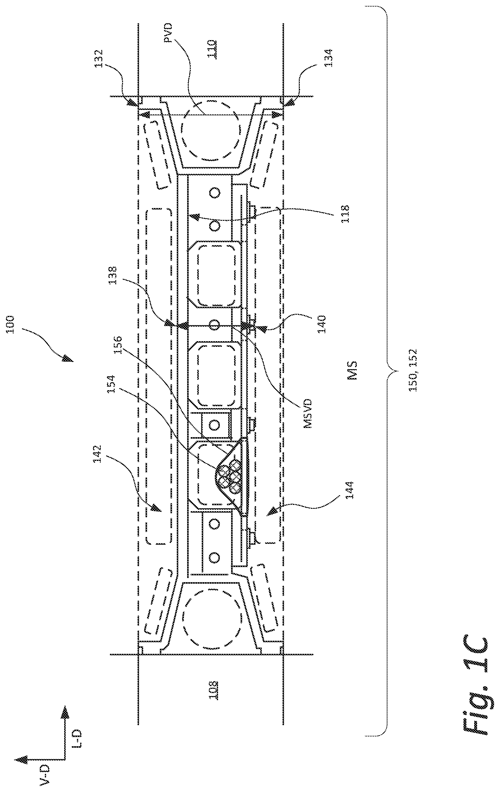 Patent US12612108 Figure 2 – Cross member arrangement