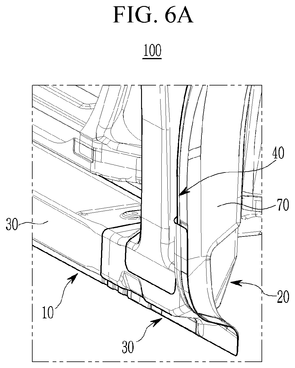 Patent US12612111 Figure 6 – Rear vehicle body structure