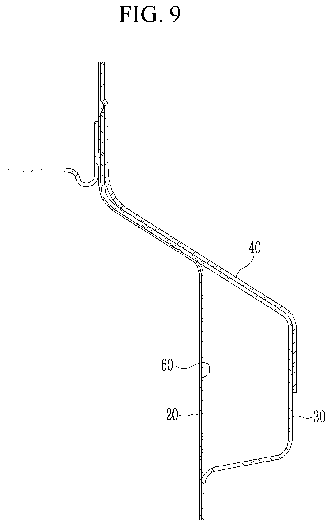 Patent US12612111 Figure 10 – Rear vehicle body structure