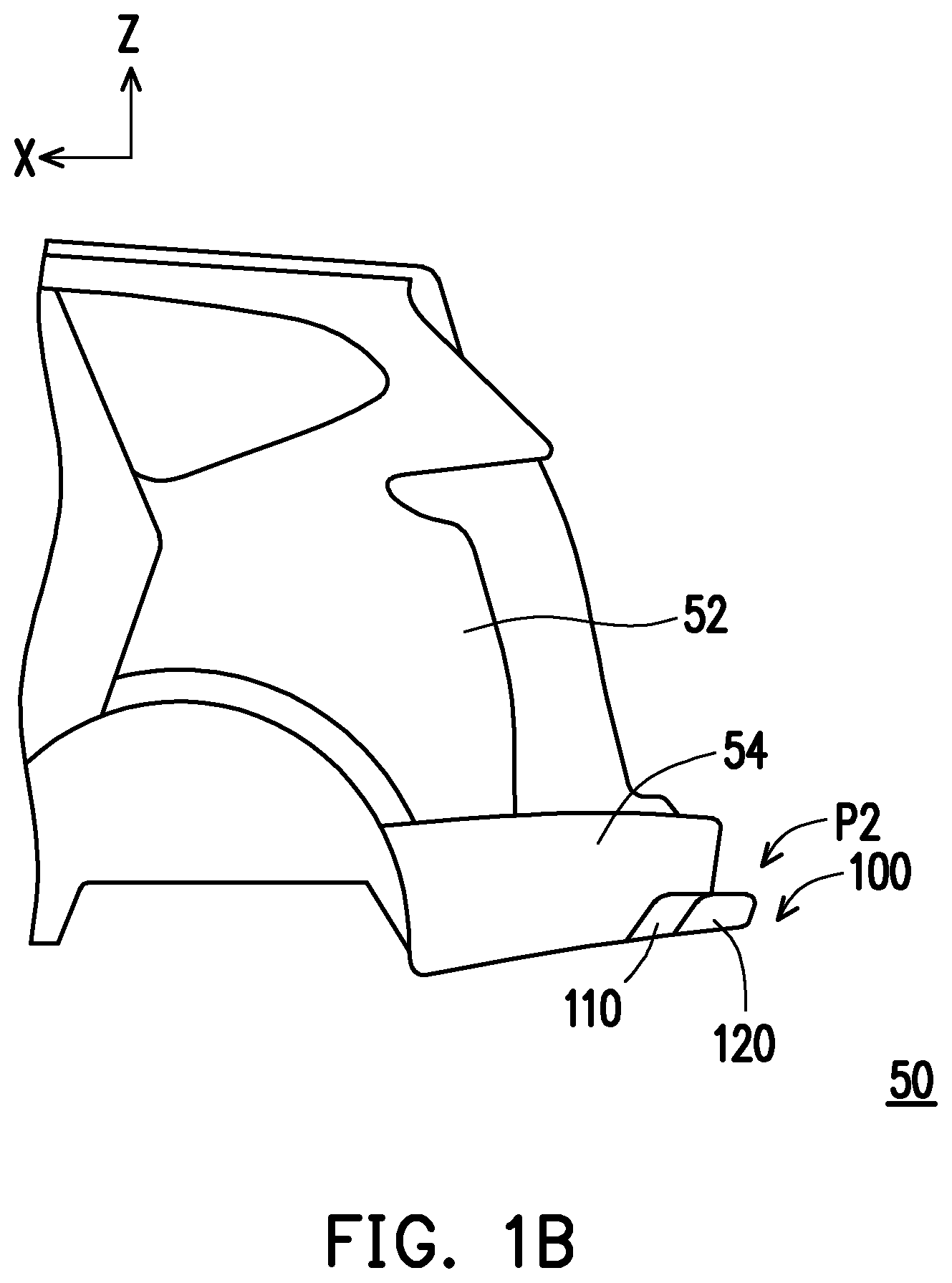 Patent US12612119 Figure 2 – Movable spoiler device